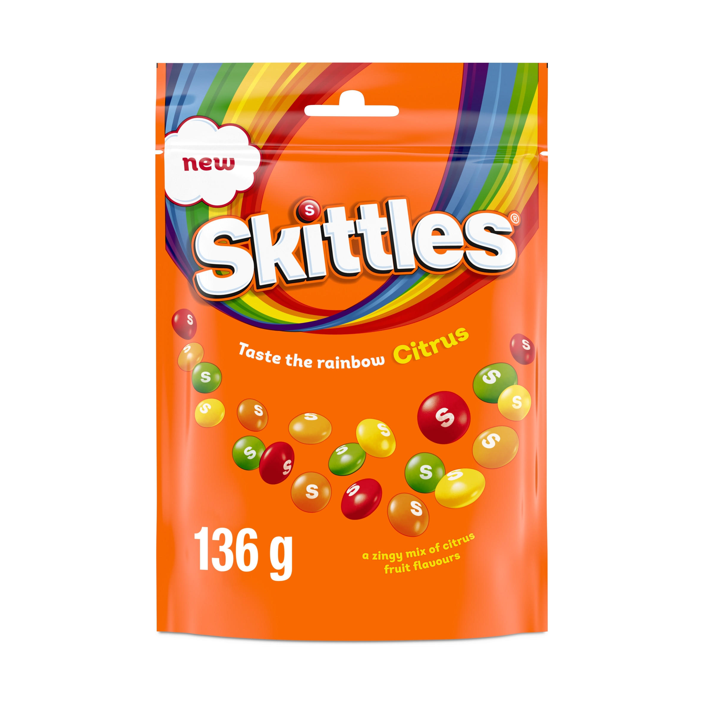 Skittles Citrus Sweets Pouch 136g