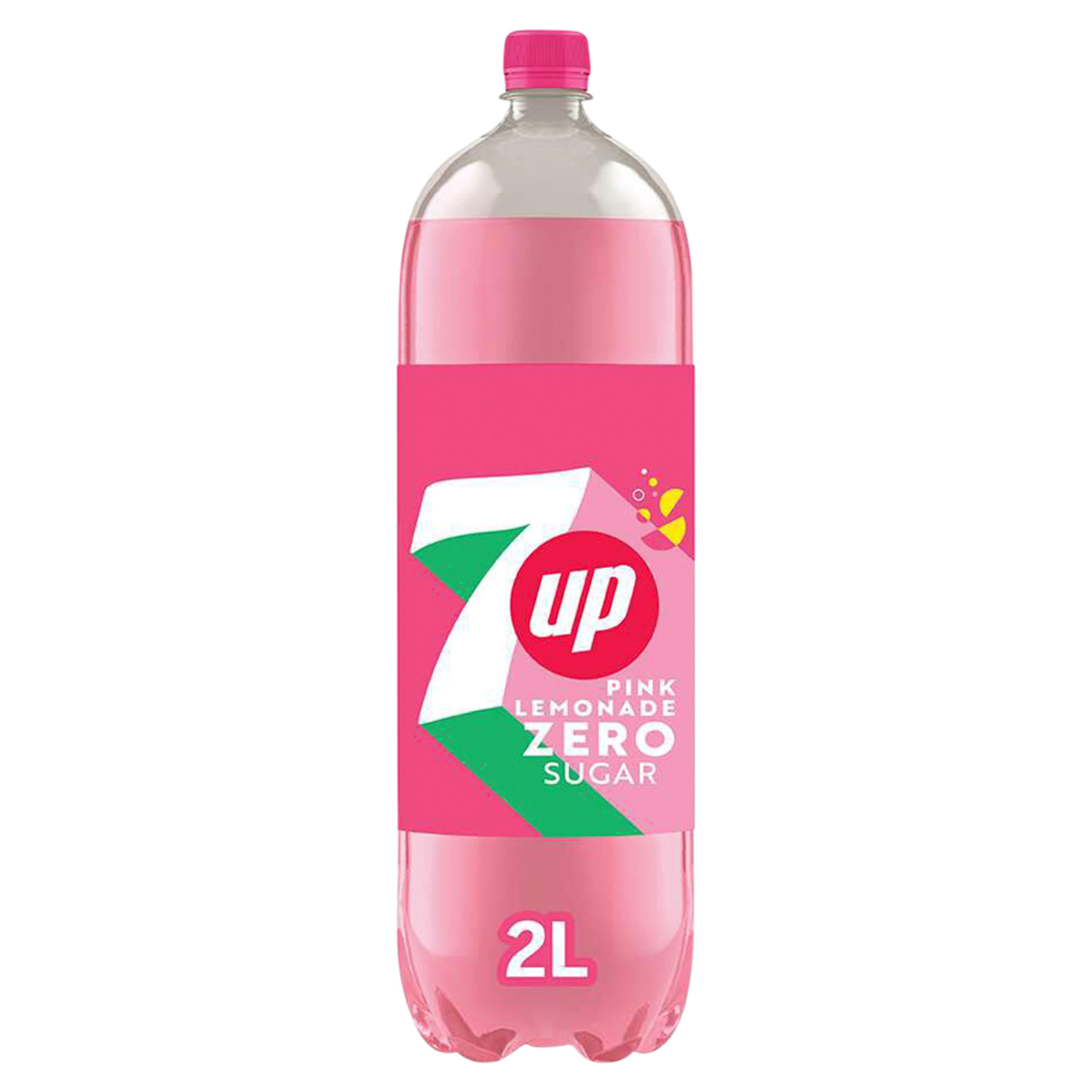 7Up Zero Sugar Pink Lemonade Bottle 2L