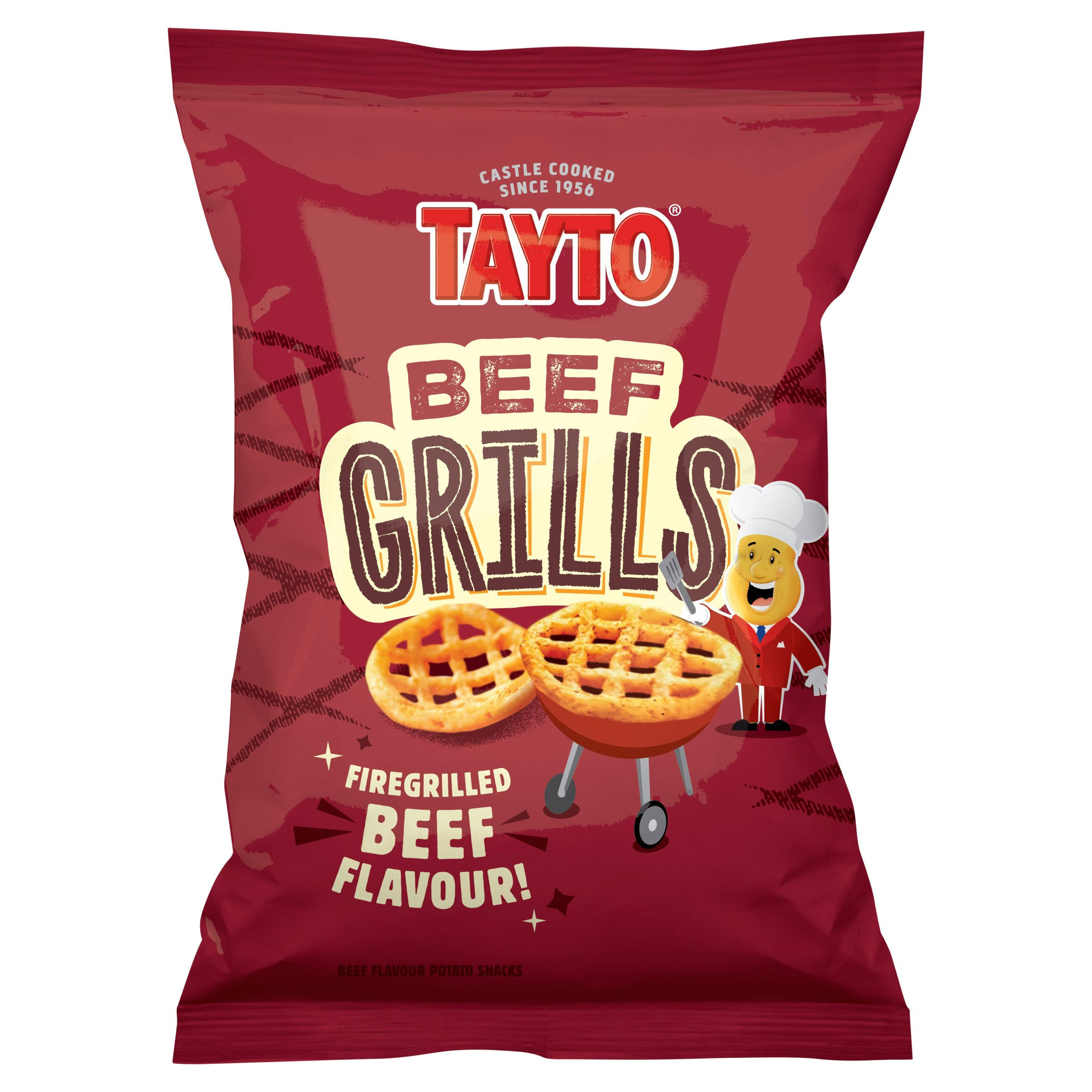Tayto Beef Grills Beef Flavour Potato Snacks 80g