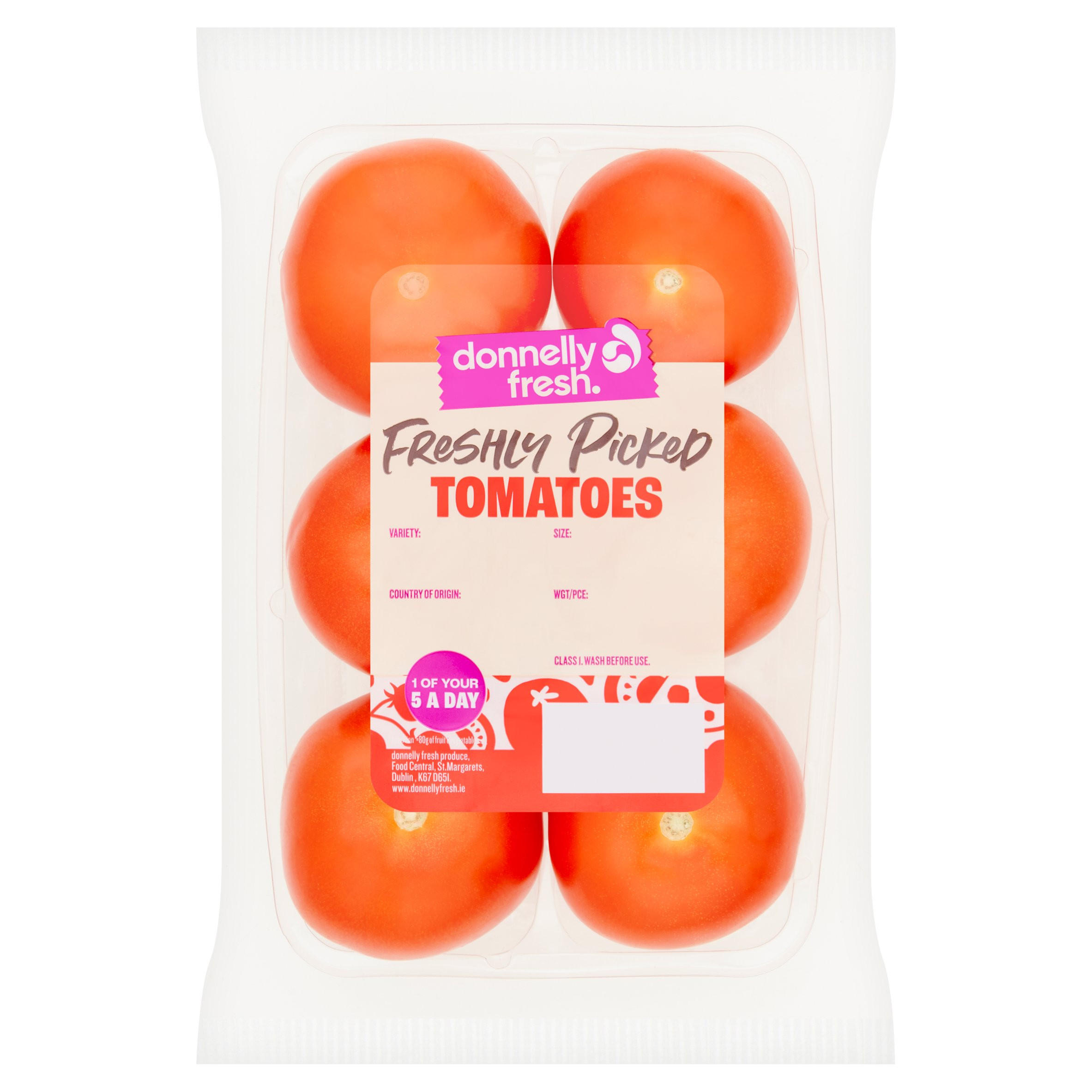 Donnelly Fresh 6 Freshly Picked Salad Tomatoes