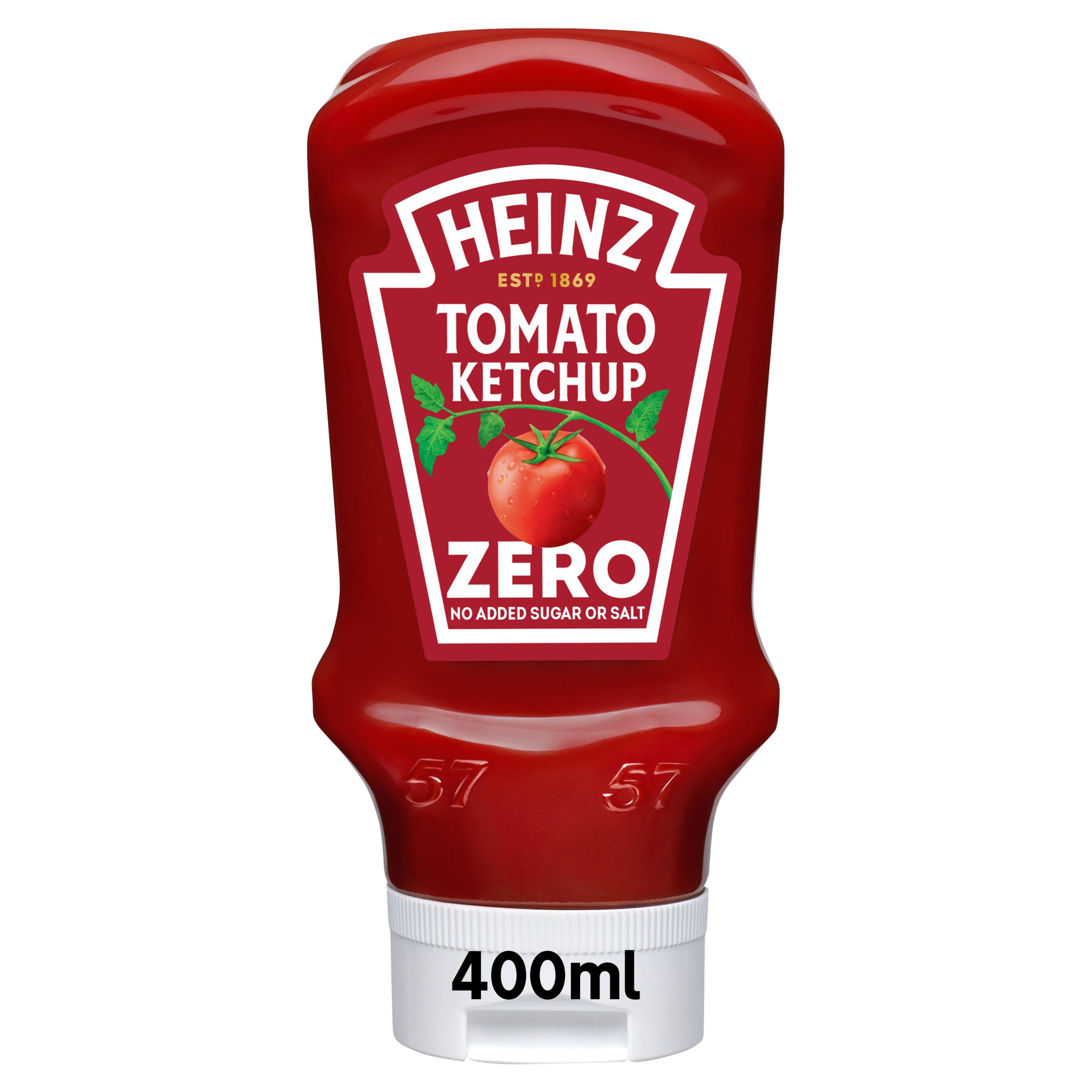 Heinz Tomato Ketchup Zero Added Sugar & Salt 400ml