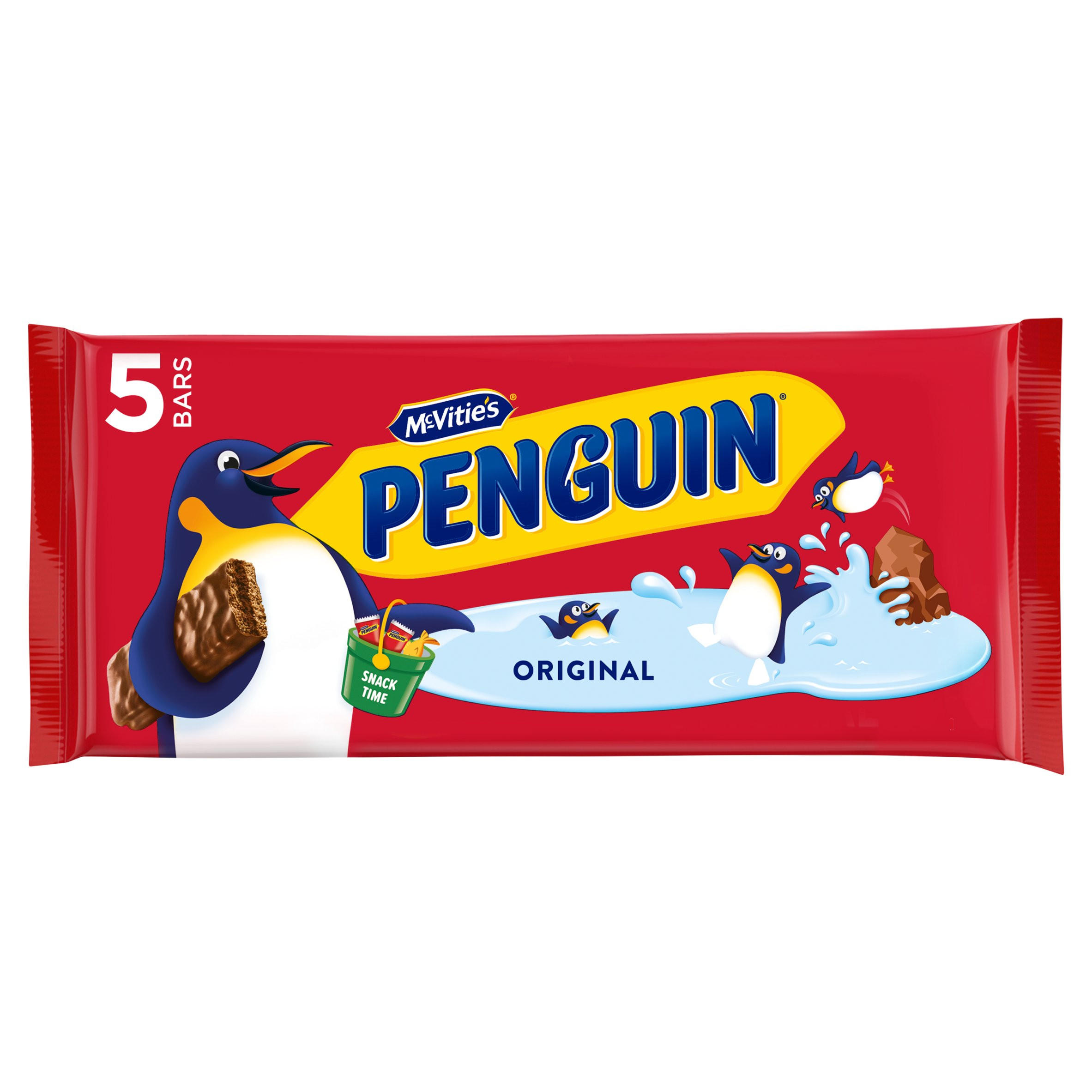 McVitie's Penguin Original Bars 5 x 24.6g (123g)