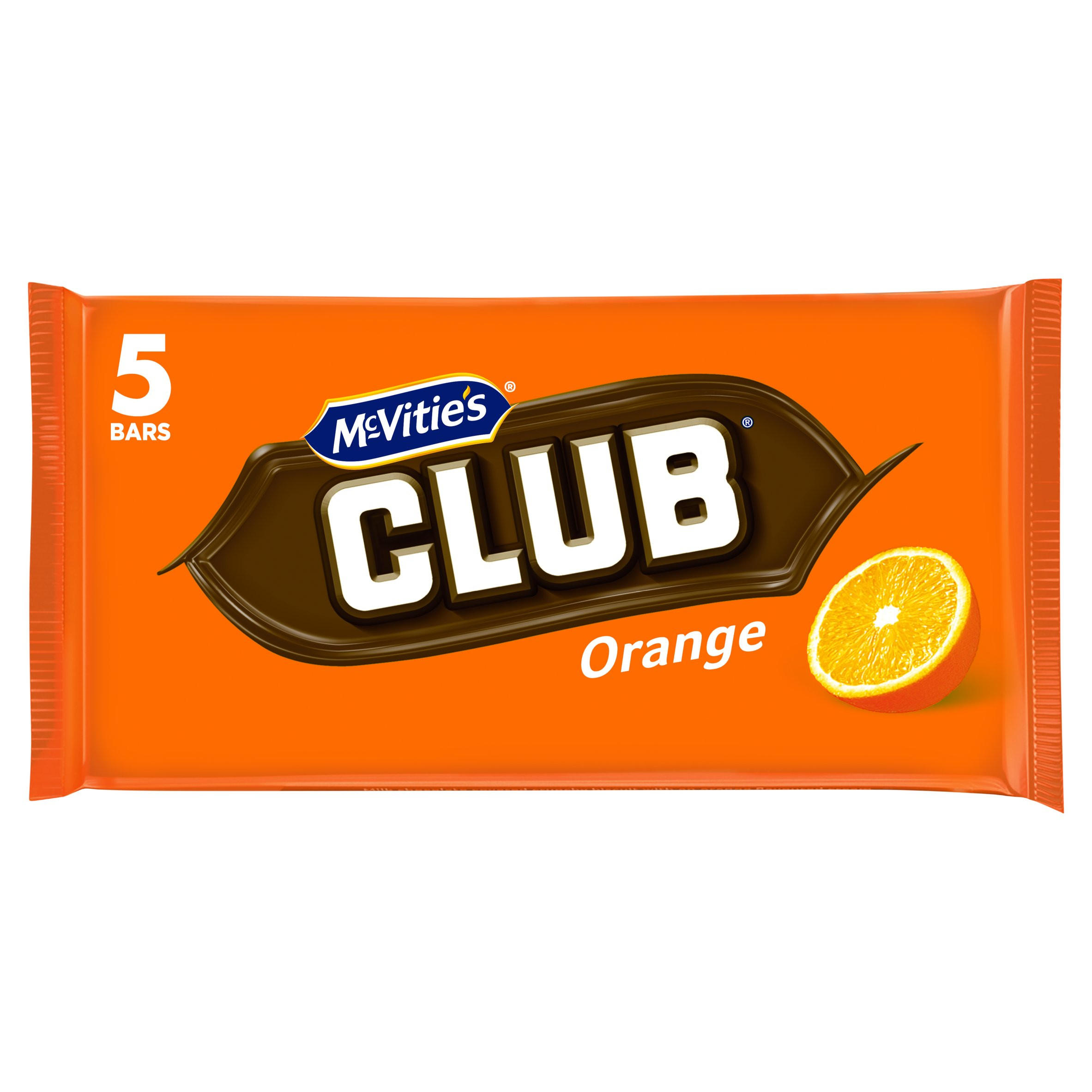 McVitie's Club Orange Bars 5 x 22g (110g)