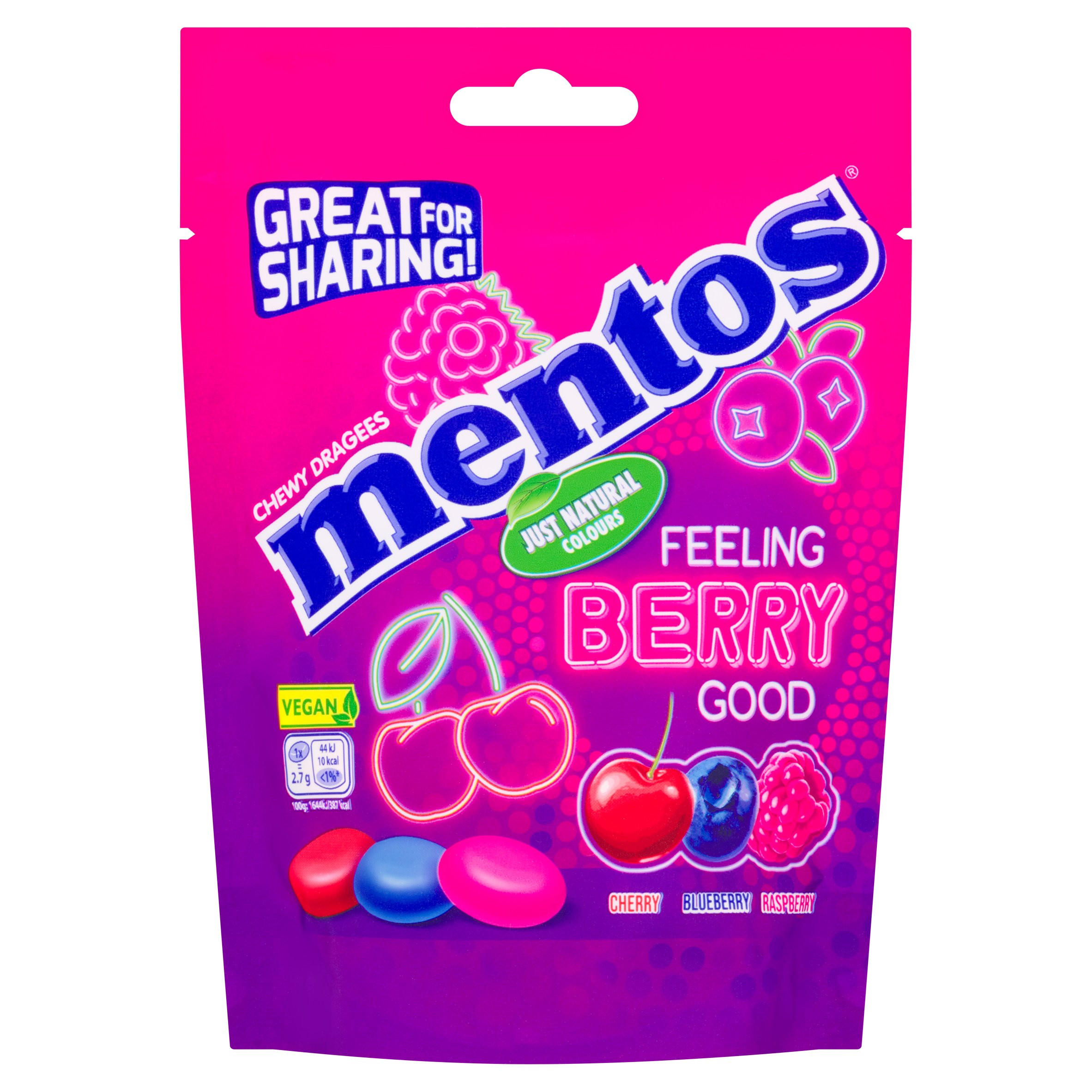 Mentos Chewy Dragees Feeling Berry Good 140g