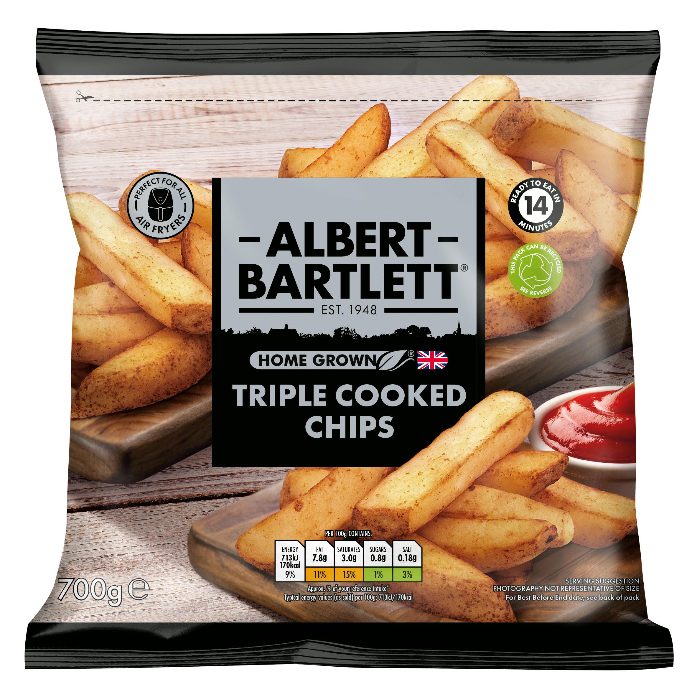 Albert Bartlett Triple Cooked Chips 700g