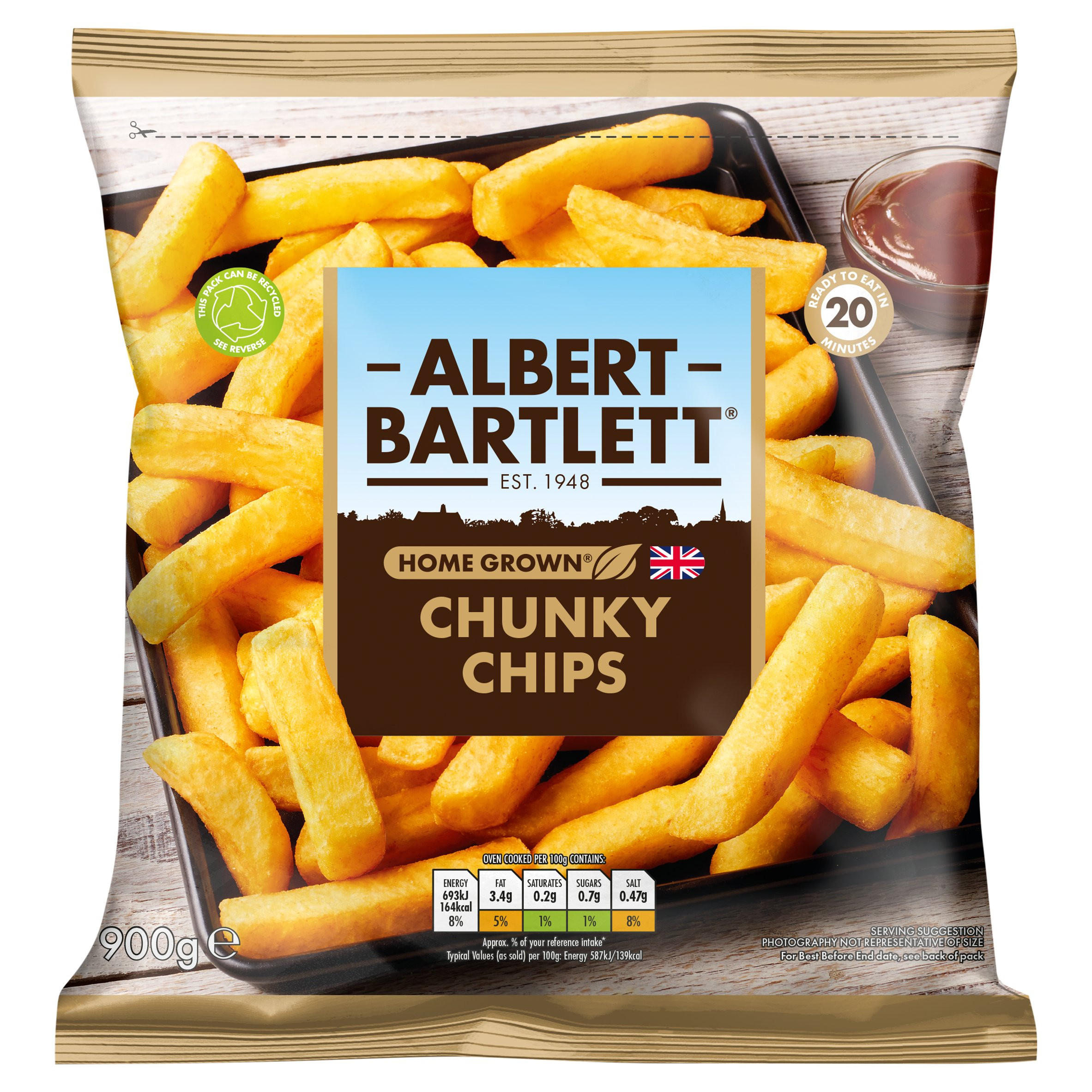 Albert Bartlett Chunky Chips 900g