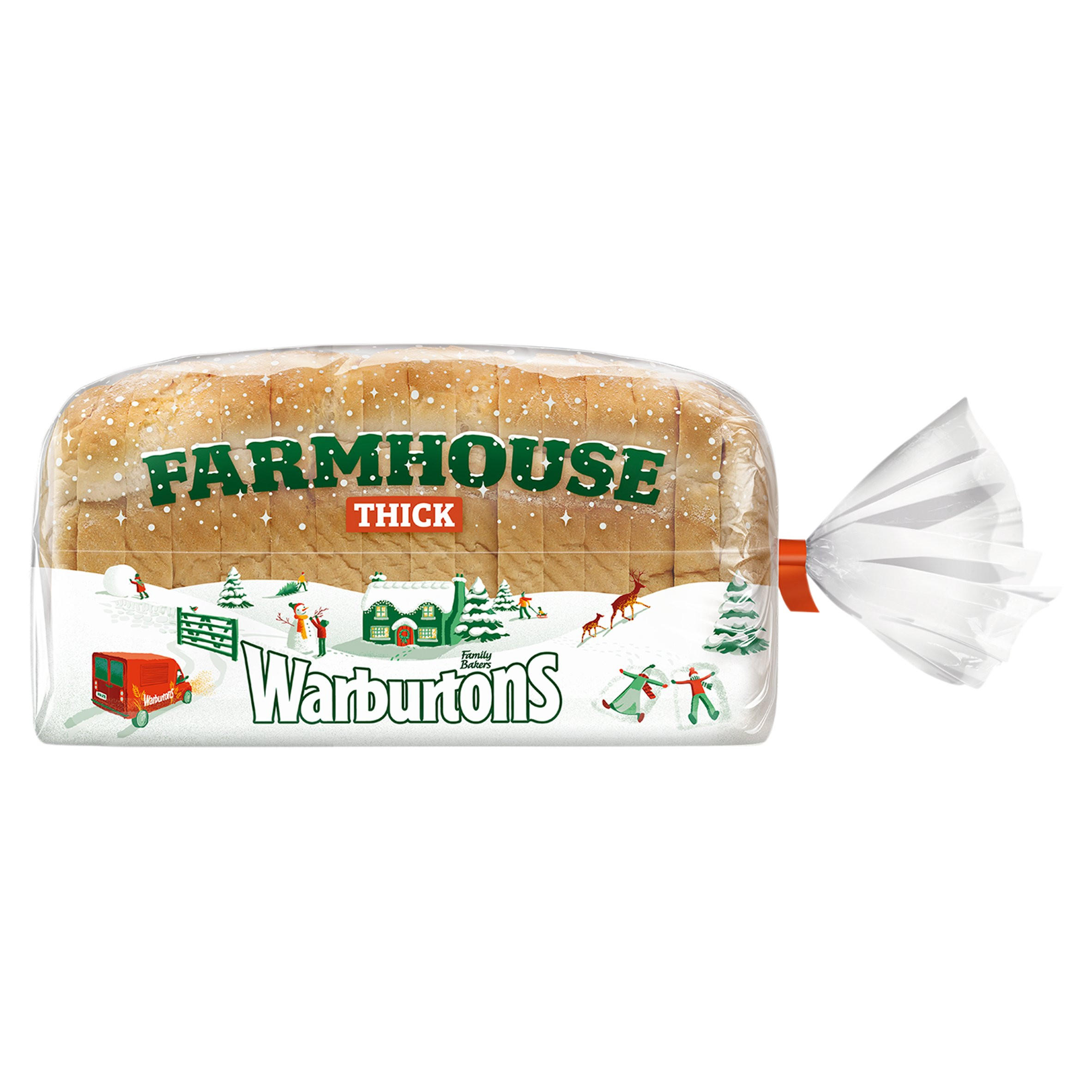 Warburtons Soft White Farmhouse Thick 800g