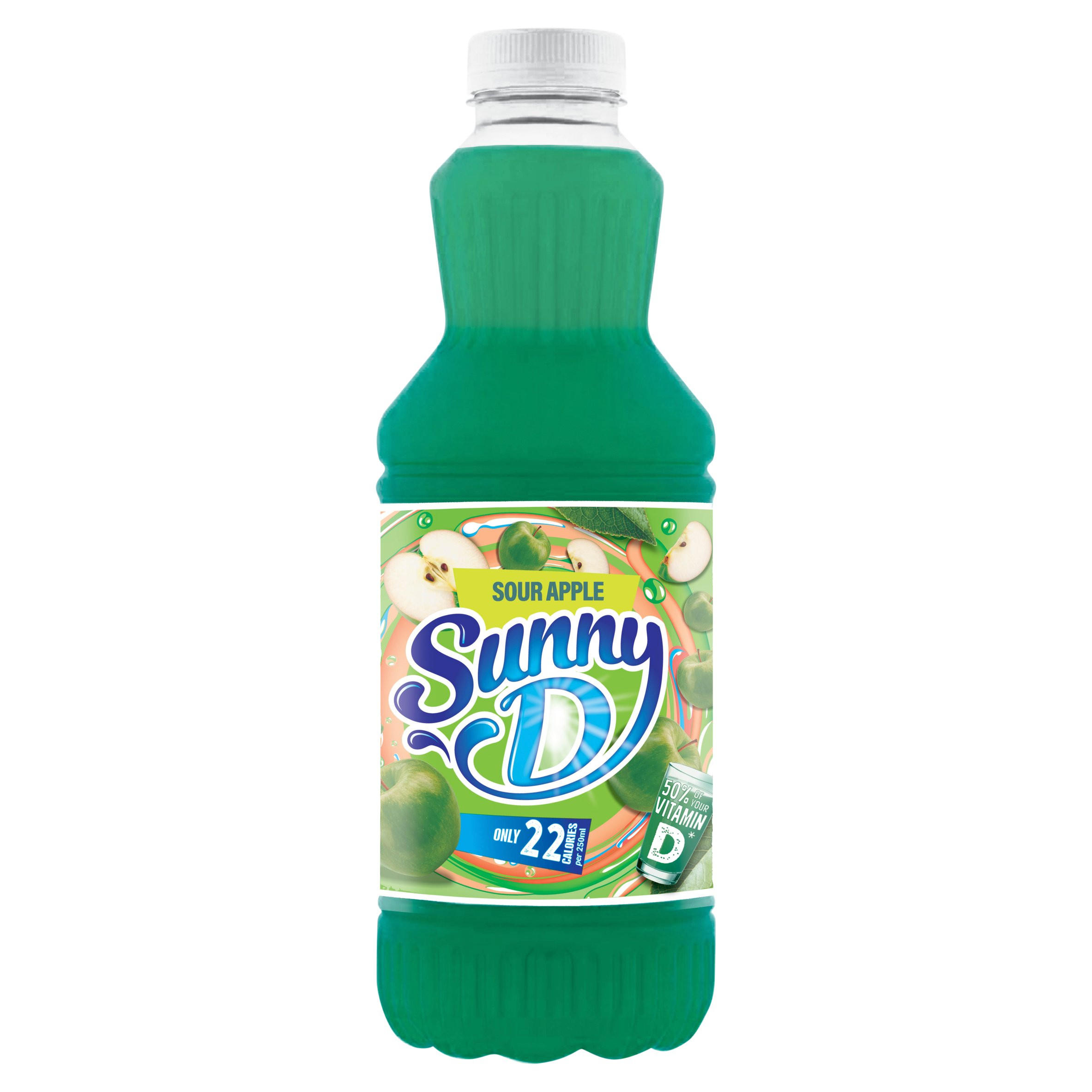 Sunny D Sour Apple 1L