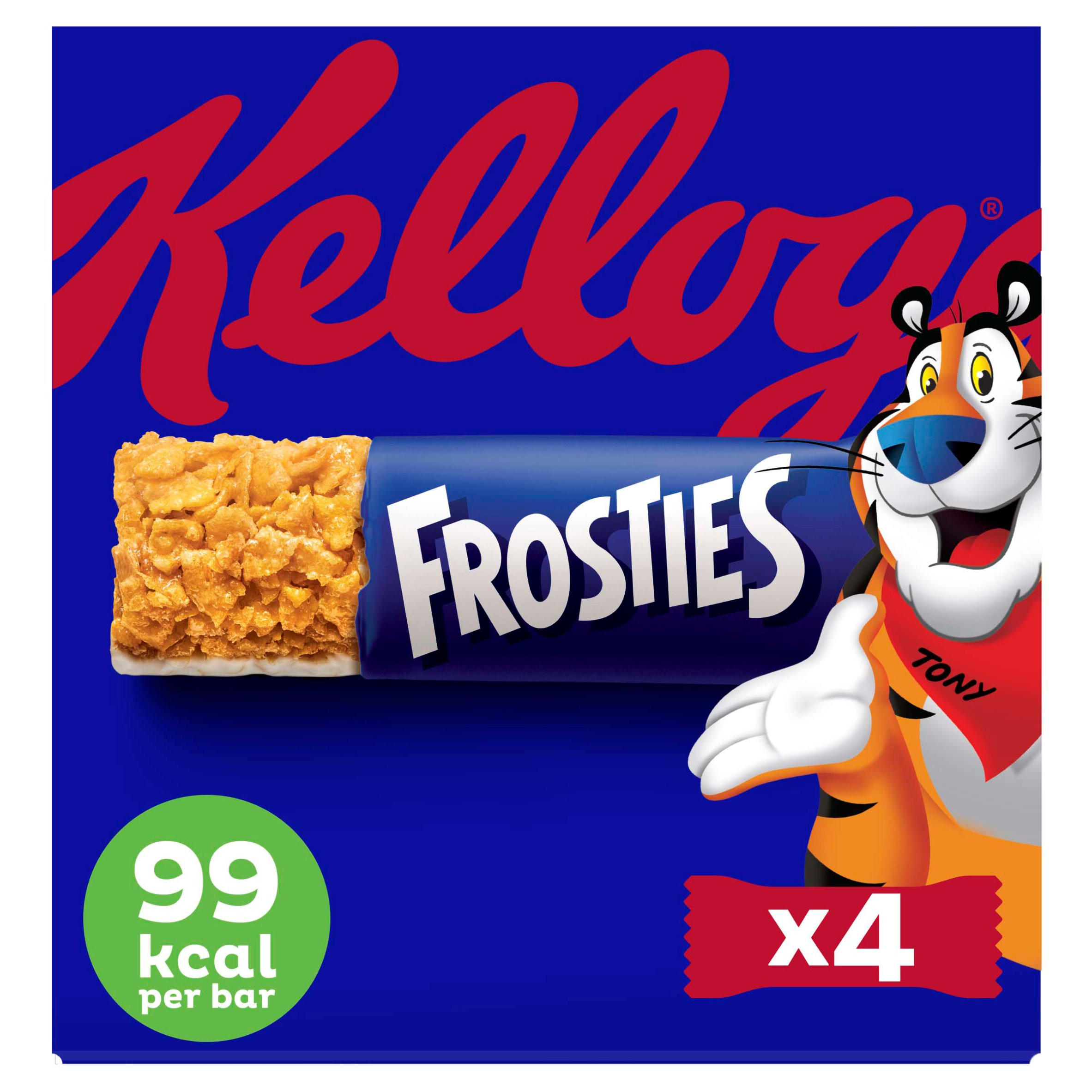 Kellogg's Frosties Cereal Breakfast Bar 4x25g