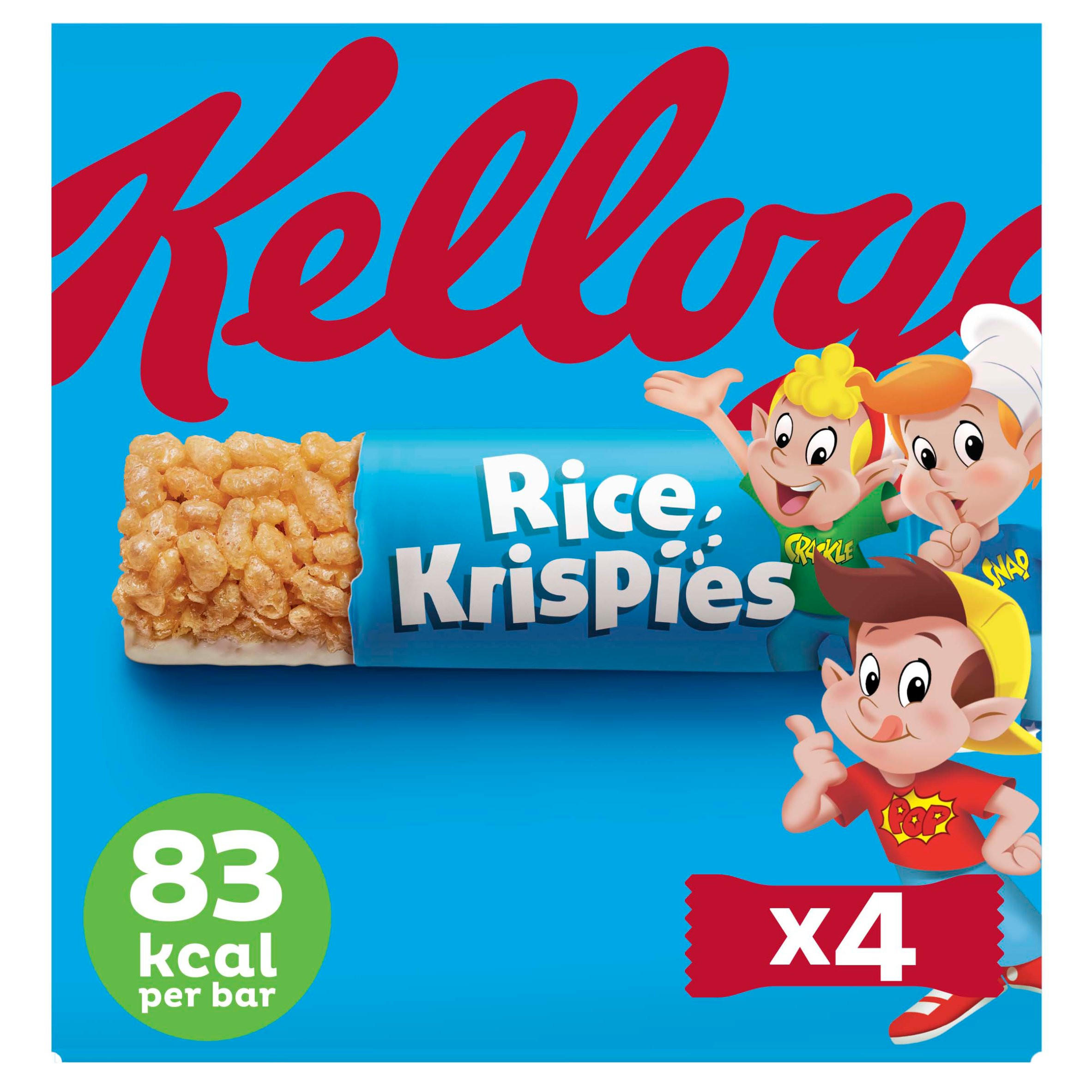 Kellogg's Rice Krispies Breakfast Cereal Bars 4x20g