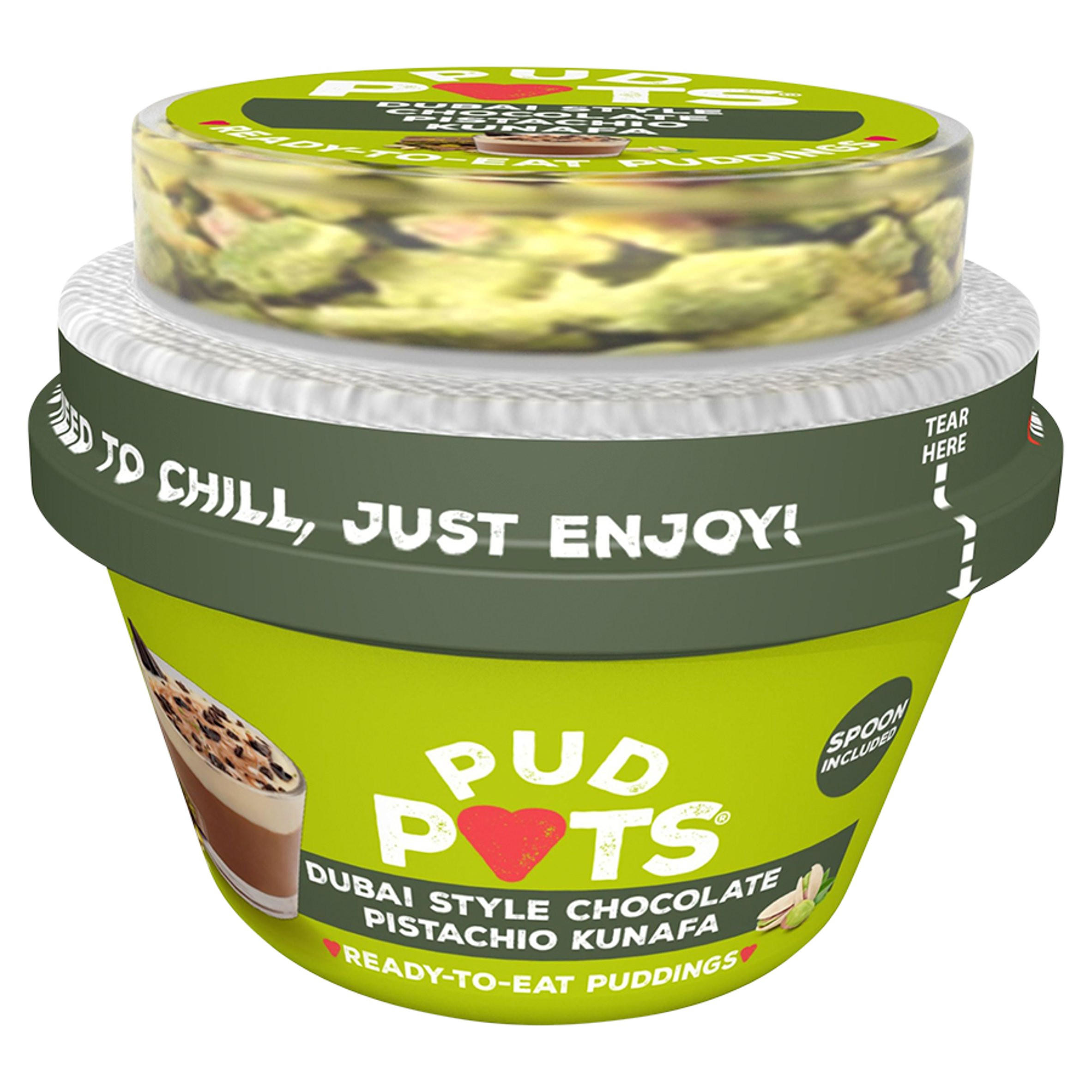 Pud Pots Dubai Style Chocolate Pistachio Kunafa 90g