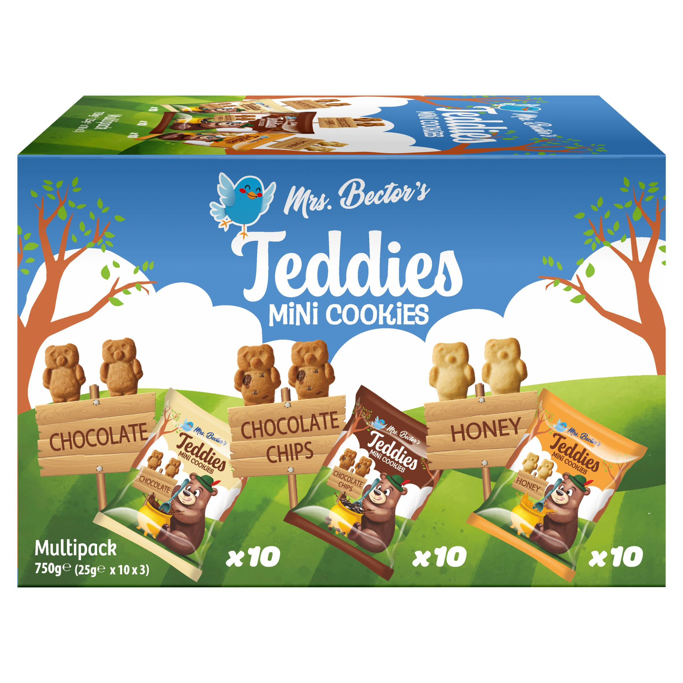Mrs Bector's Teddie Mini Cookies 30 Pack