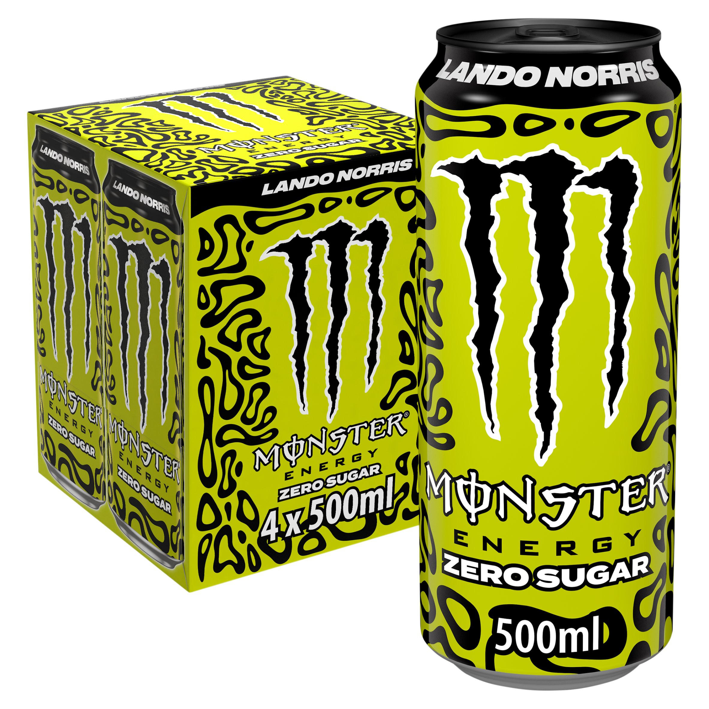 Monster Energy Drink Lando Norris Zero Sugar 4 x 500ml