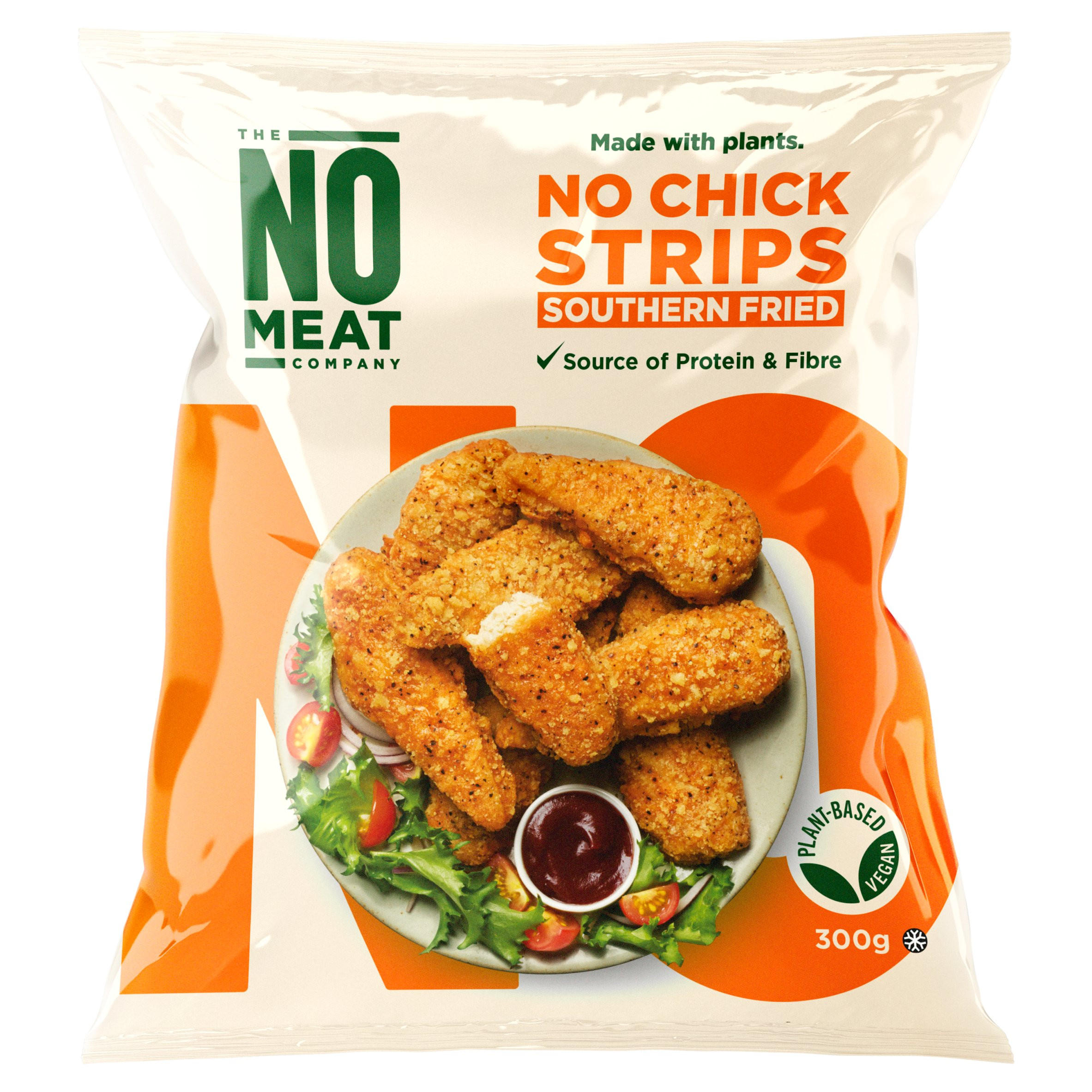 The No Meat Company Southern Fried No Chick Strips 300g
