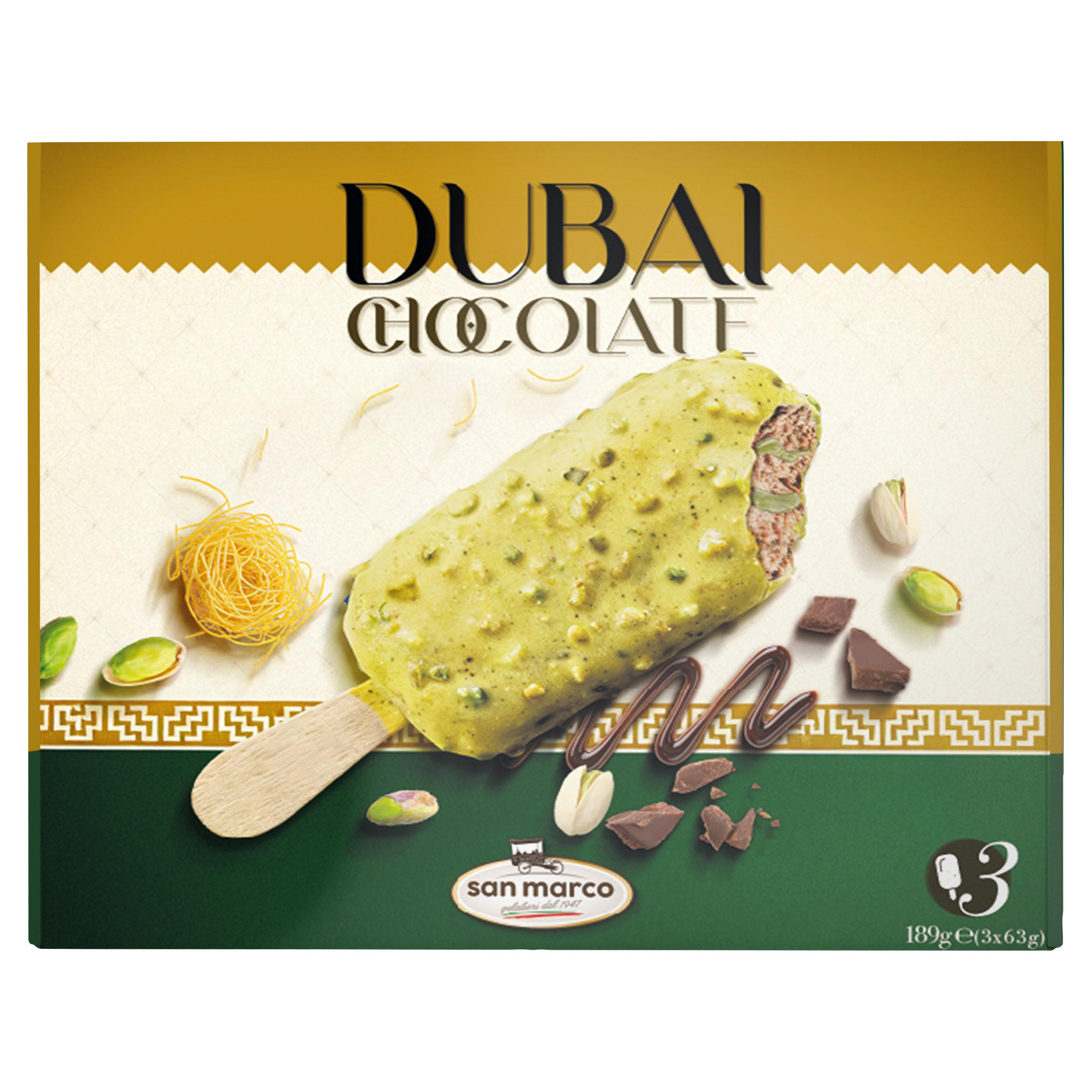 San Marco Dubai Chcocolate 3 x 63g (189g)