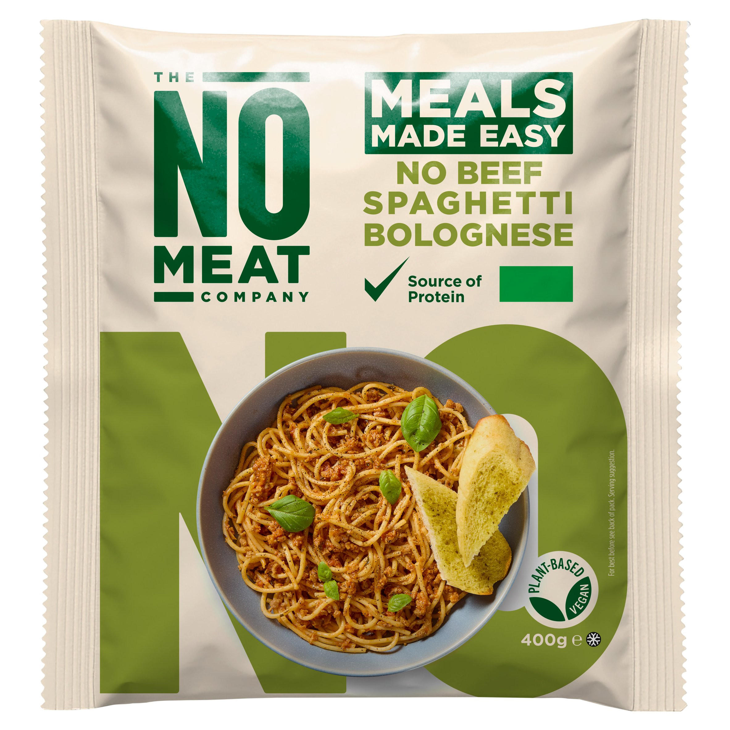 The No Meat Company No Beef Spaghetti Bolognese 400g