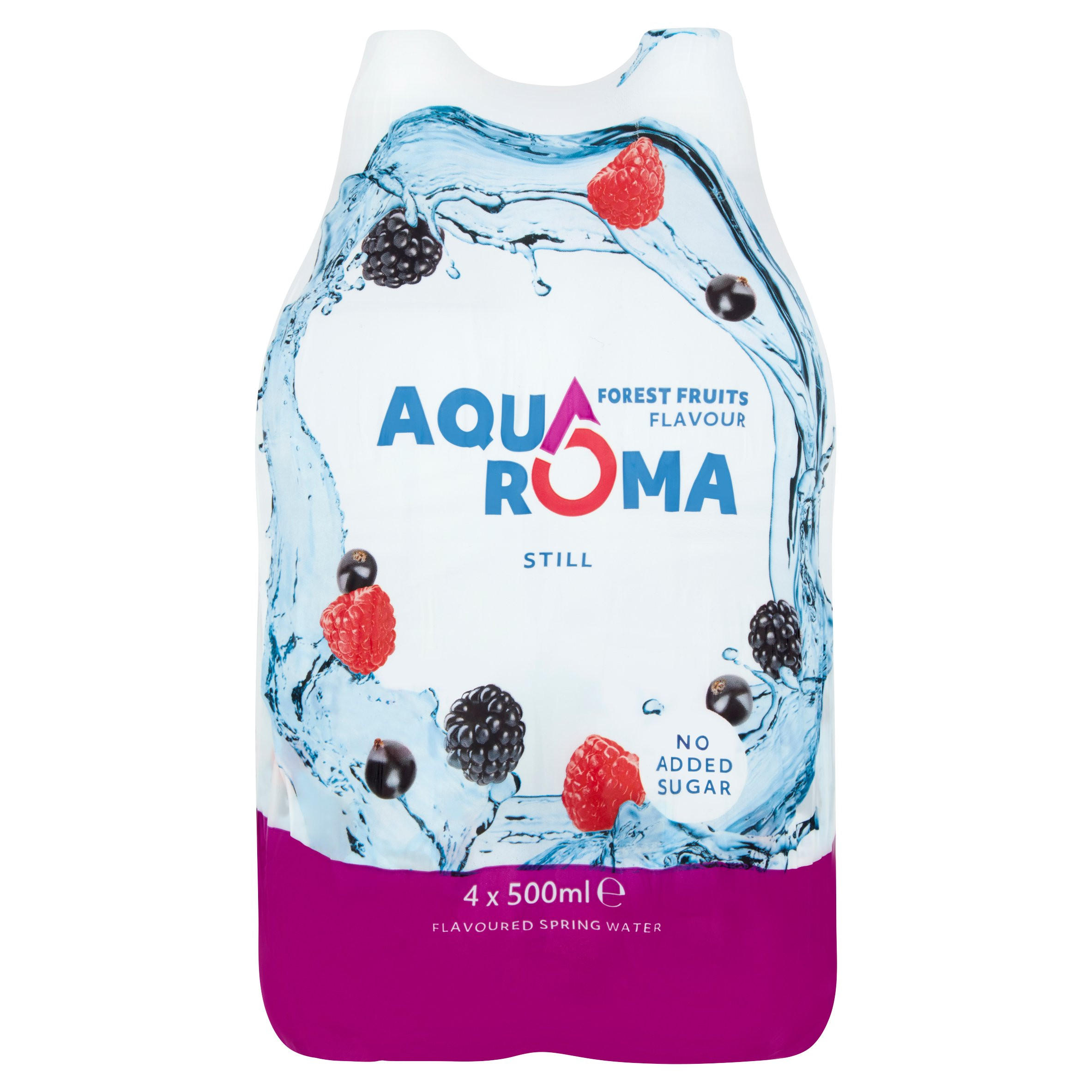 Aquaroma Still Forest Fruits Flavoured Spring Water 4 x 500ml