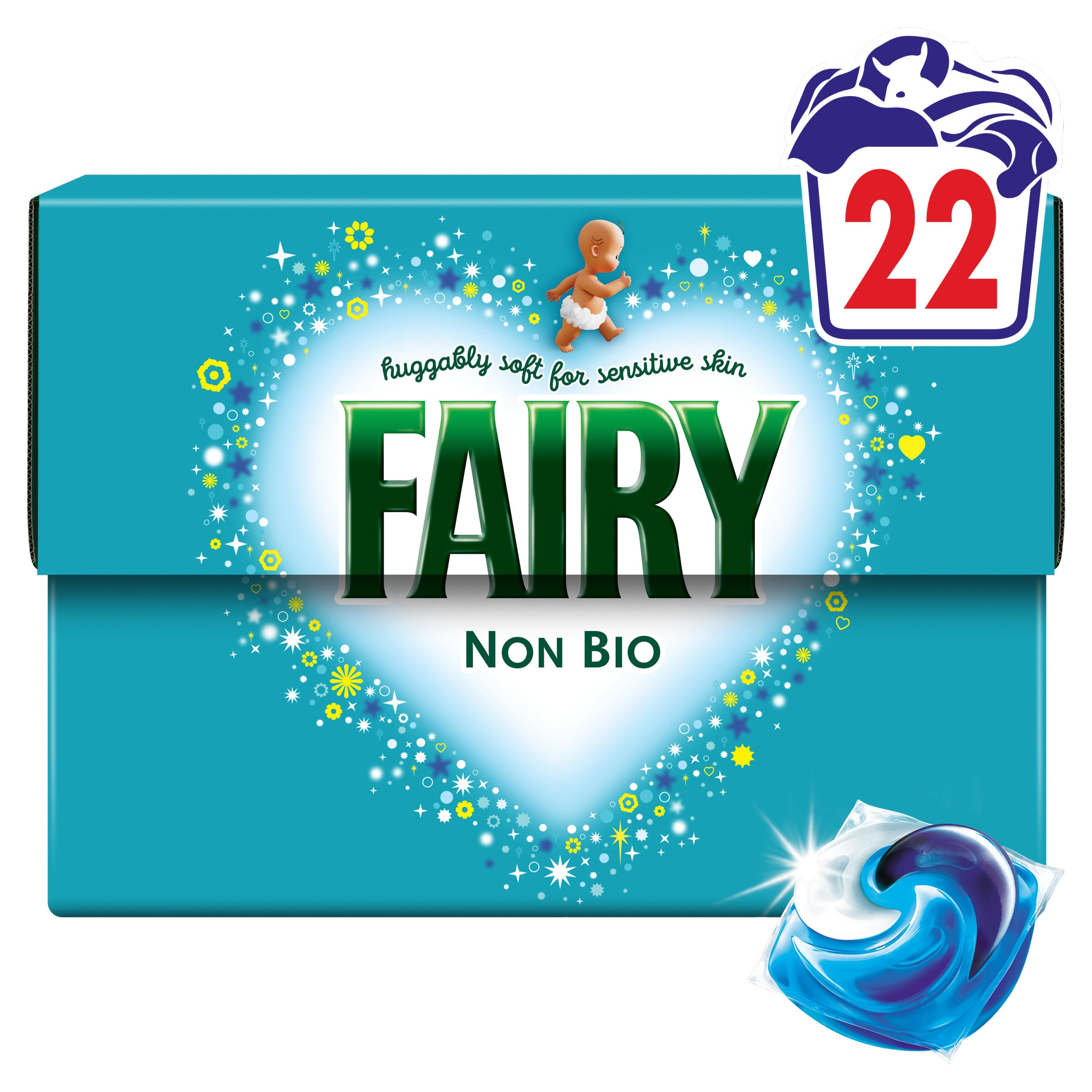 Fairy Non Bio PODS, 22 Washes