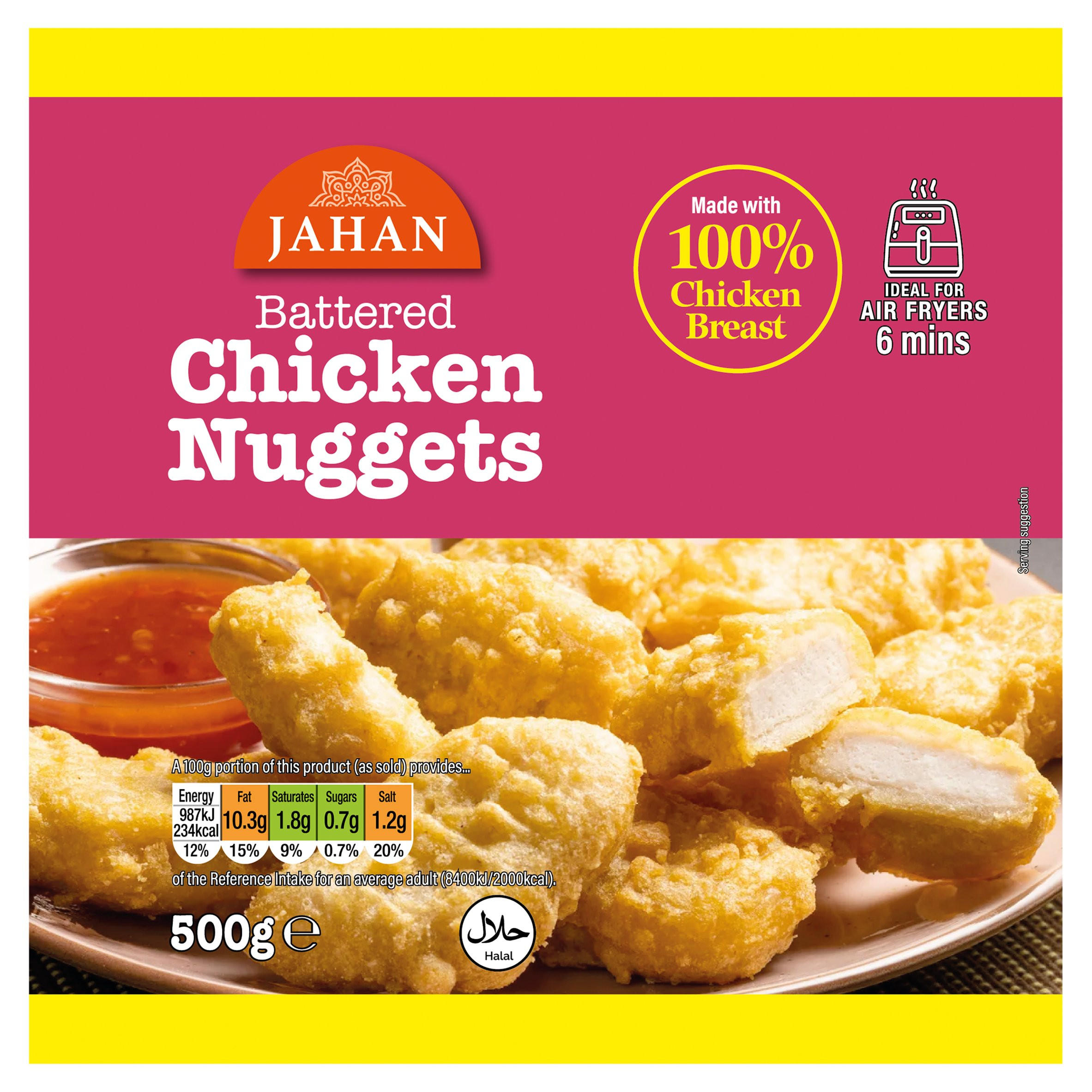 Jahan Battered Chicken Nuggets 500g