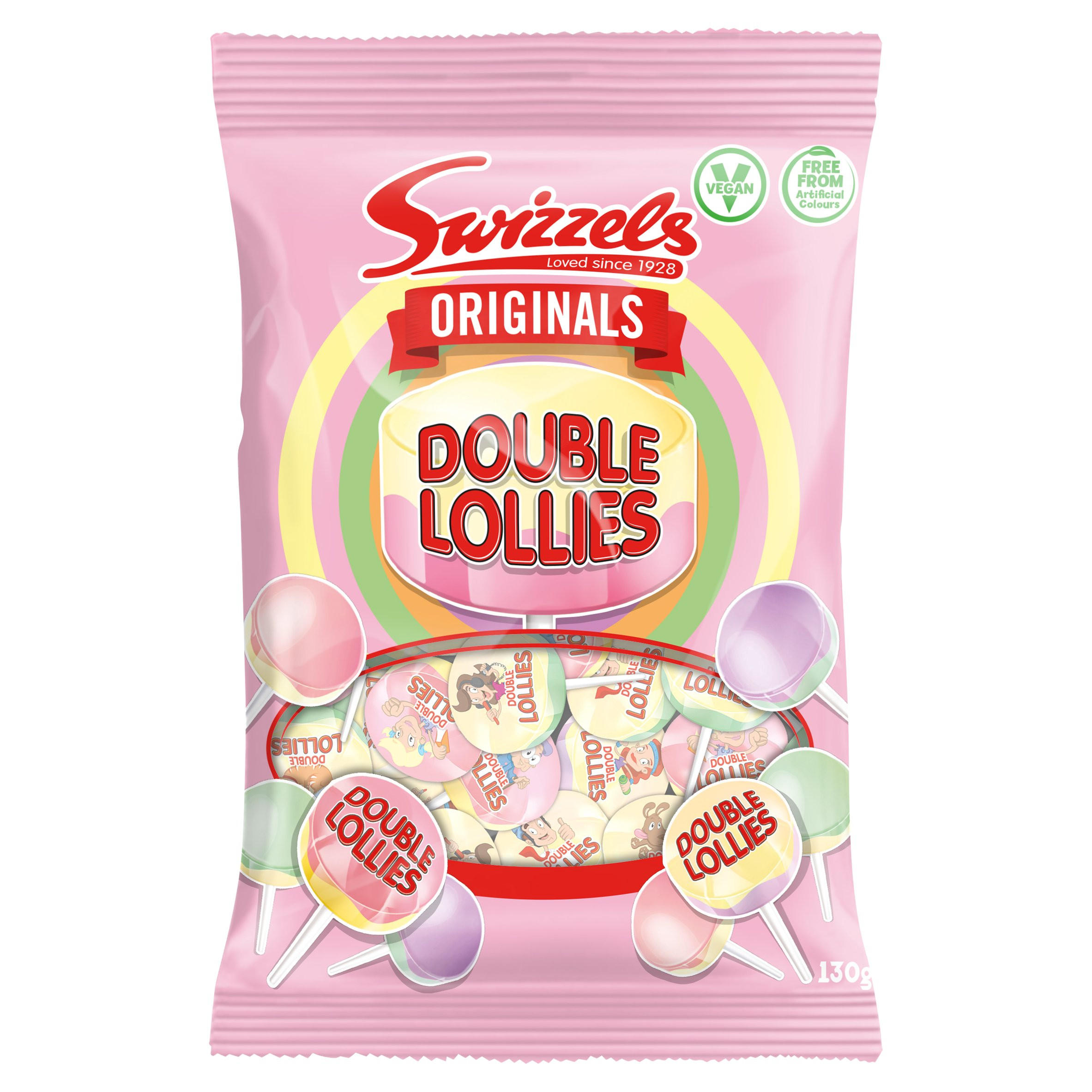 Swizzels Originals Double Lollies 130g