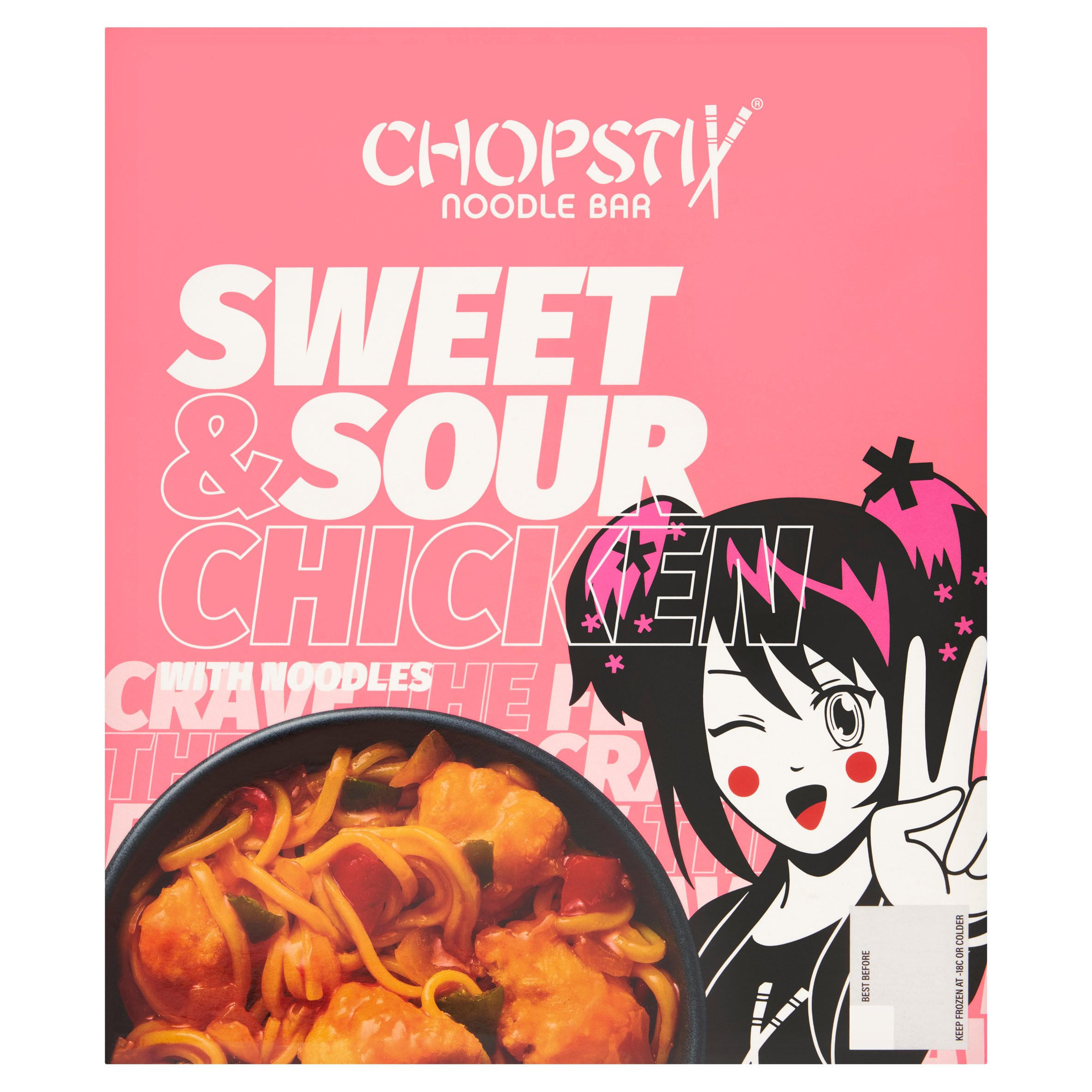 Chopstix Noodl Bar Sweet & Sour Chicken with Noodles 400g