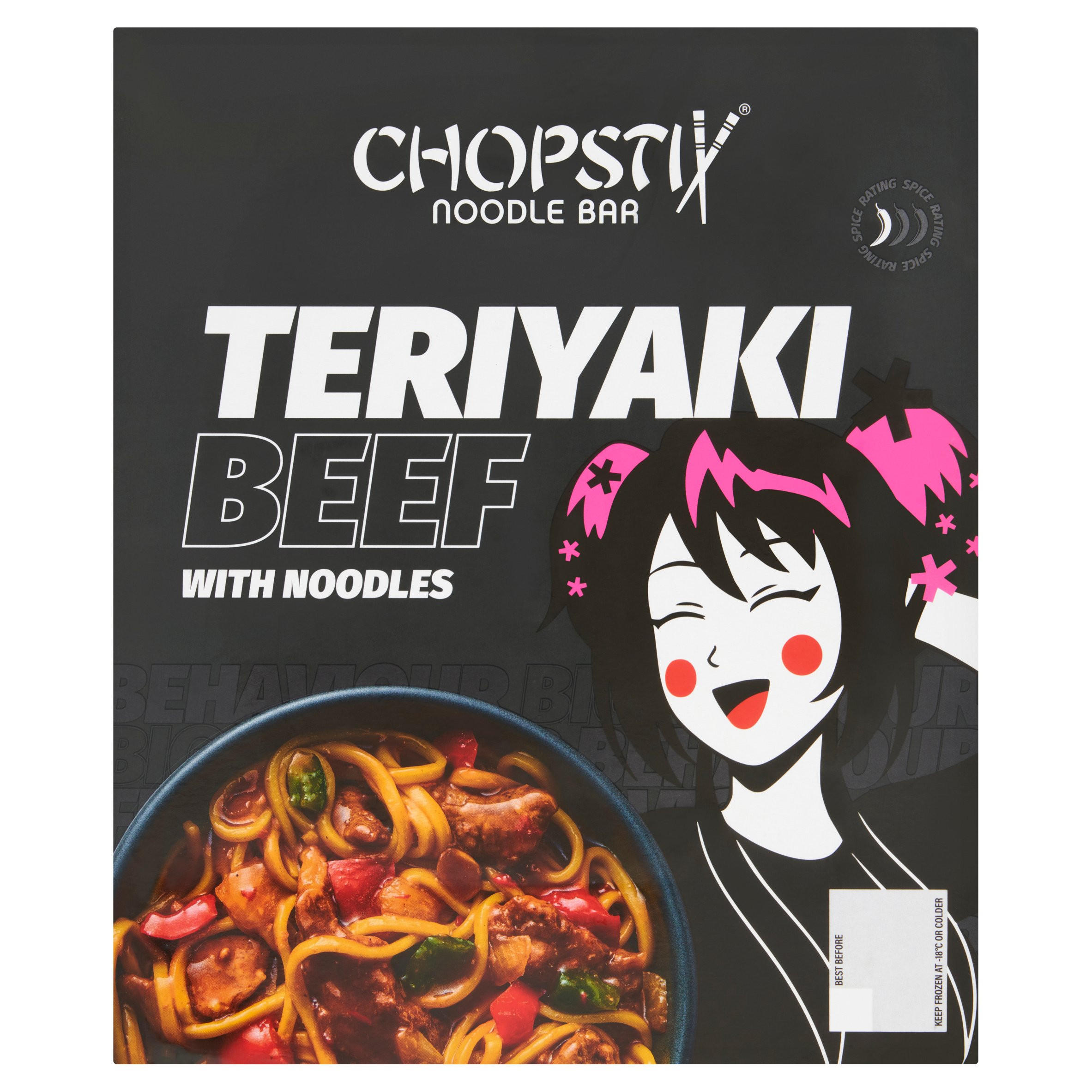 Chopstix Noodle Bar Teriyaki Beef with Noodles 400g