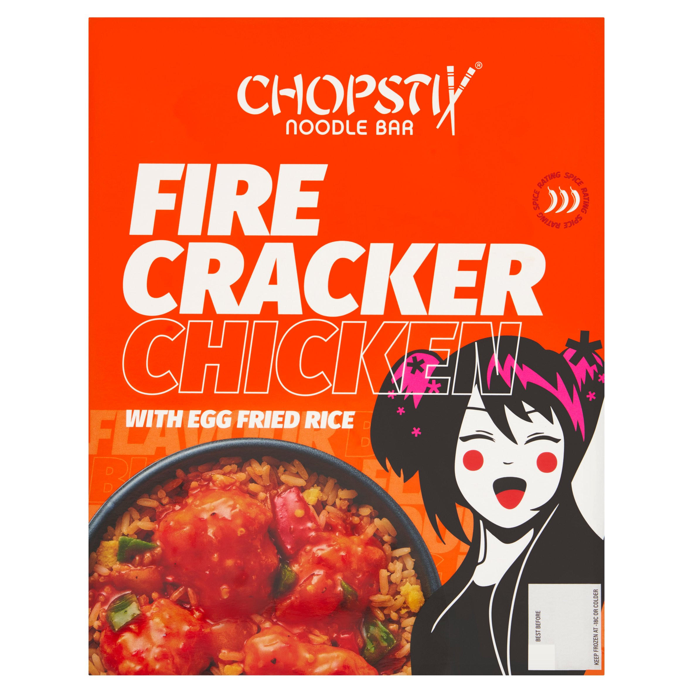 Chopstix Noodle Bar Fire Cracker Chicken with Egg Fried Rice 400g