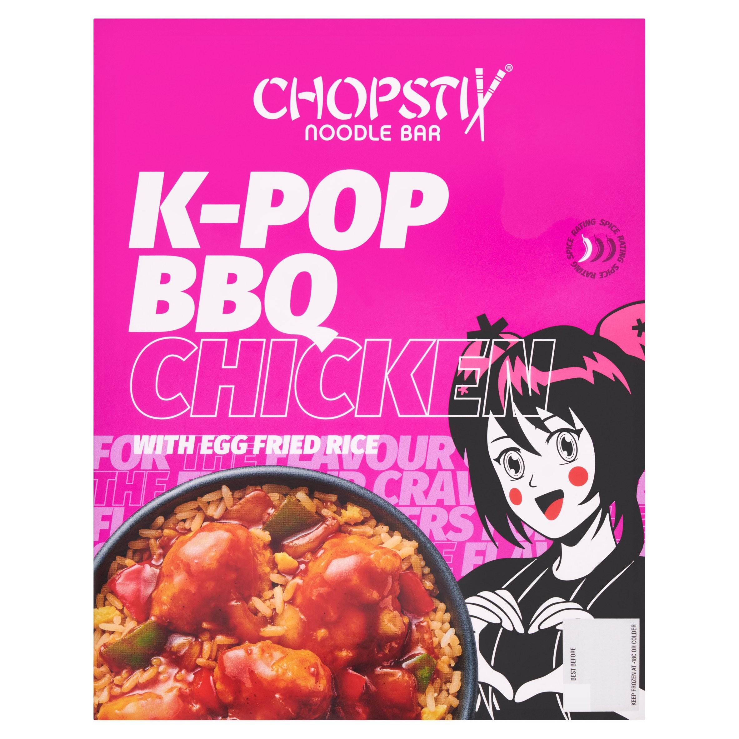 Chopstix K-Pop BBQ Chicken with Egg Fried Rice 400g