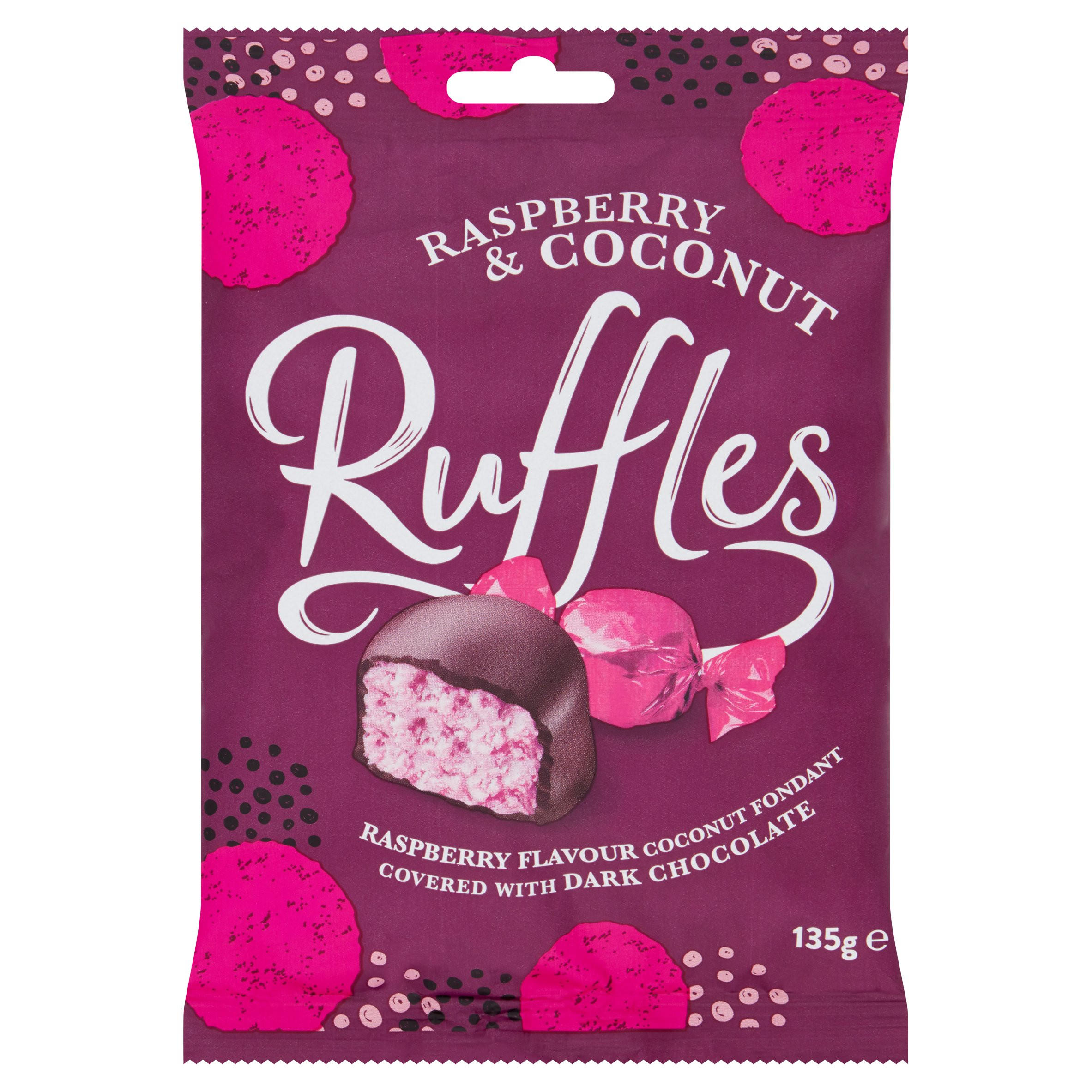 Ruffles Raspberry & Coconut 135g