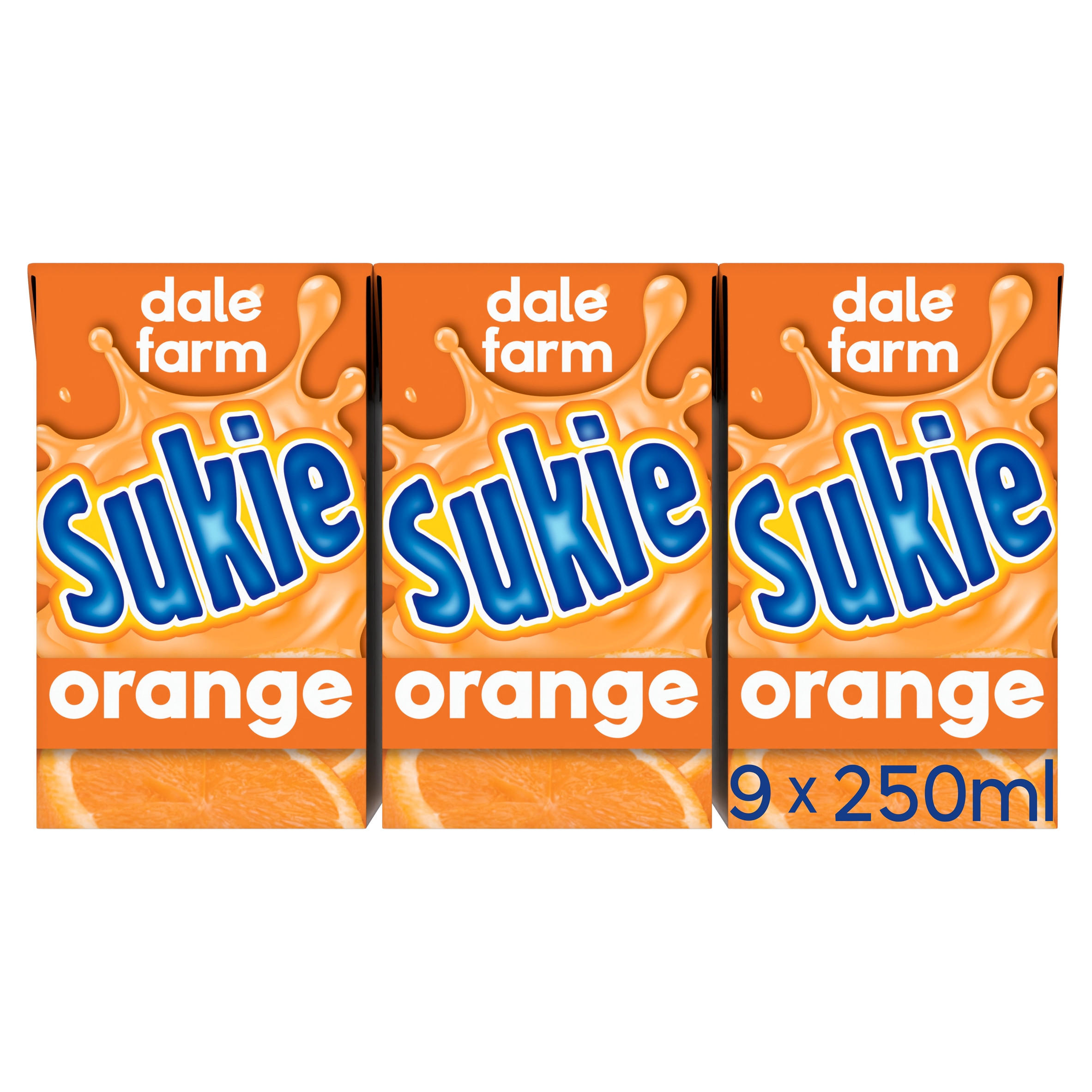 Dale Farm Sukie Orange 9 x 250ml