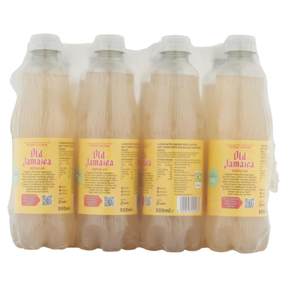Old Jamaica Regular Ginger Beer 12 x 500ml