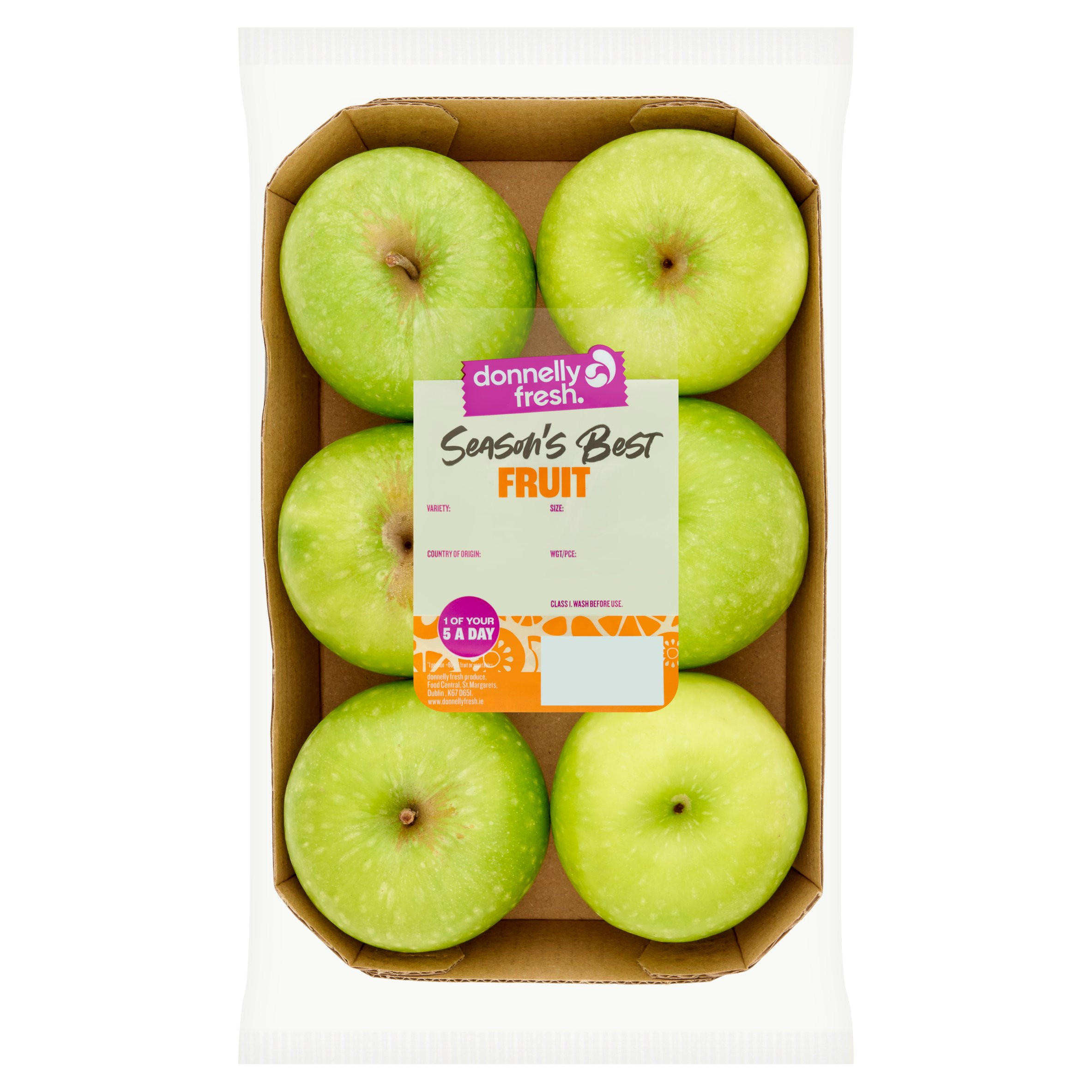 Donnelly Fresh Apples Granny Smith x 6