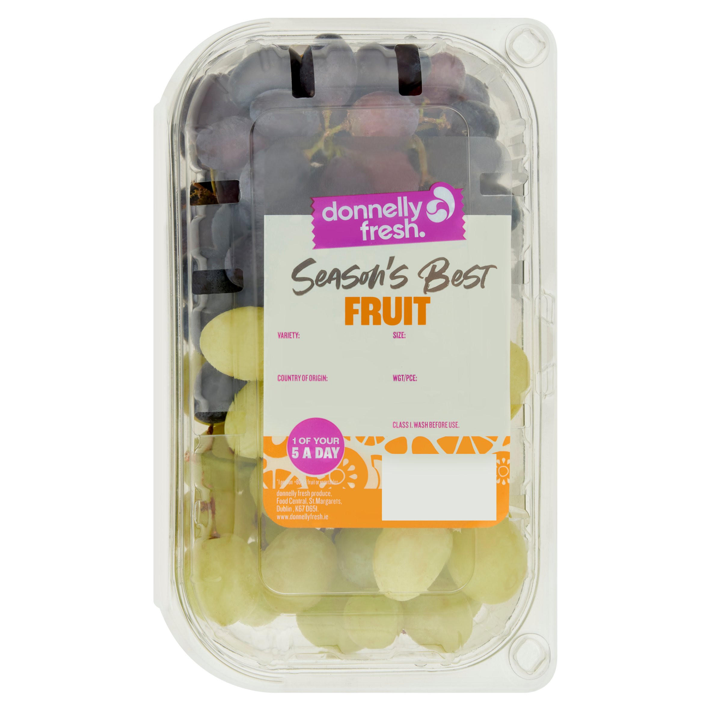 Donnelly Fresh Mixed Grapes 10 x 500g