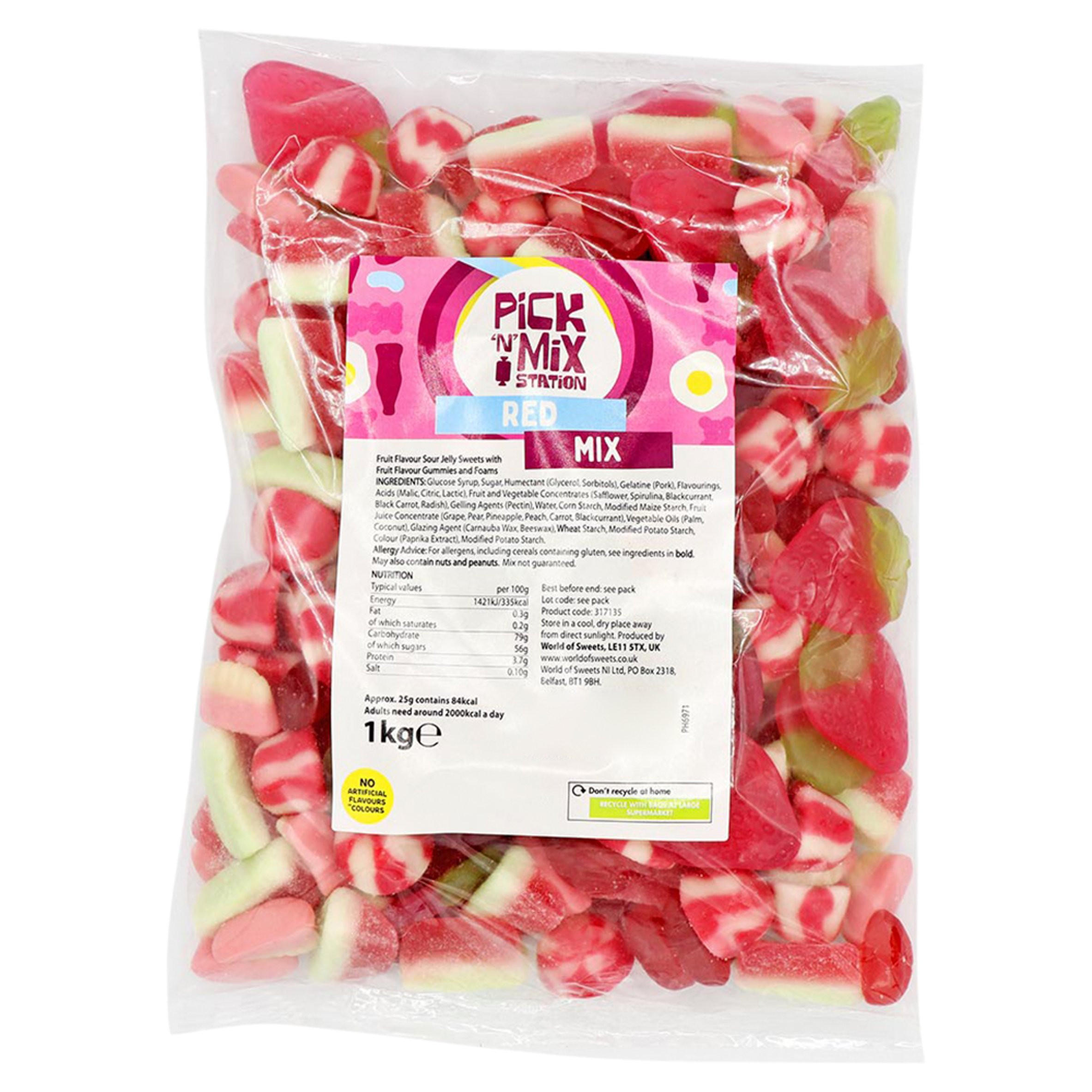 Pick 'N' Mix Station Red Mix 1kg