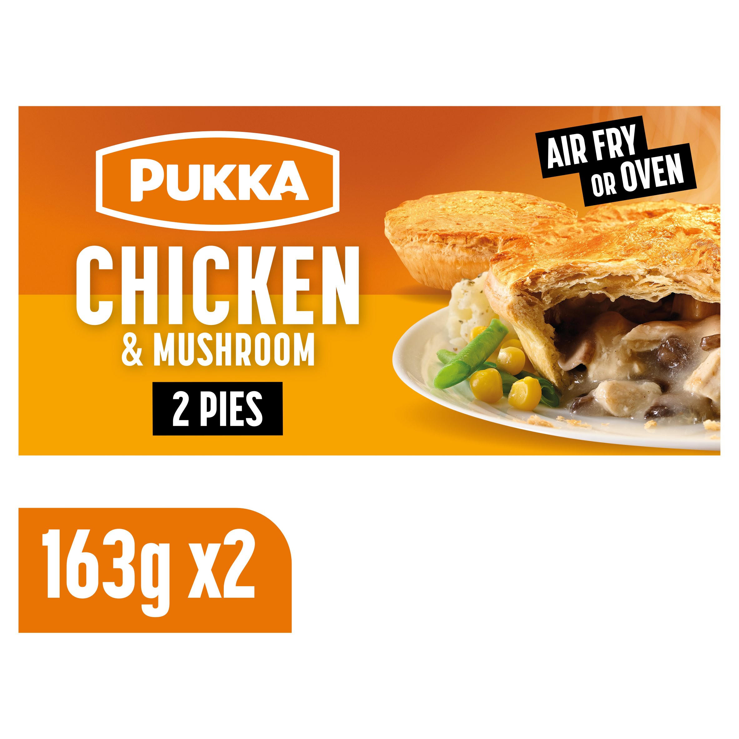 Pukka 2 Chicken & Mushroom Pies