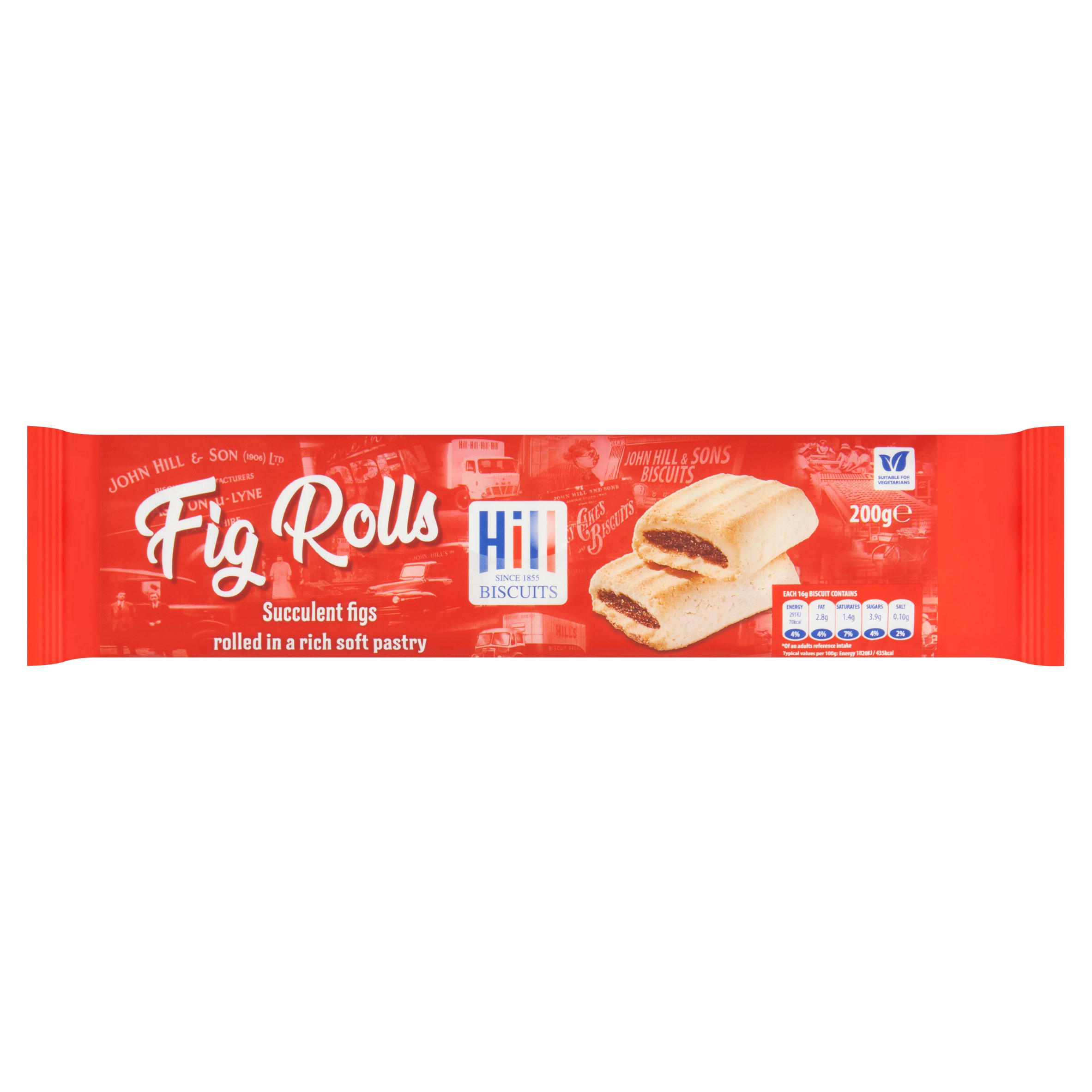 Hill Biscuits Fig Rolls 200g