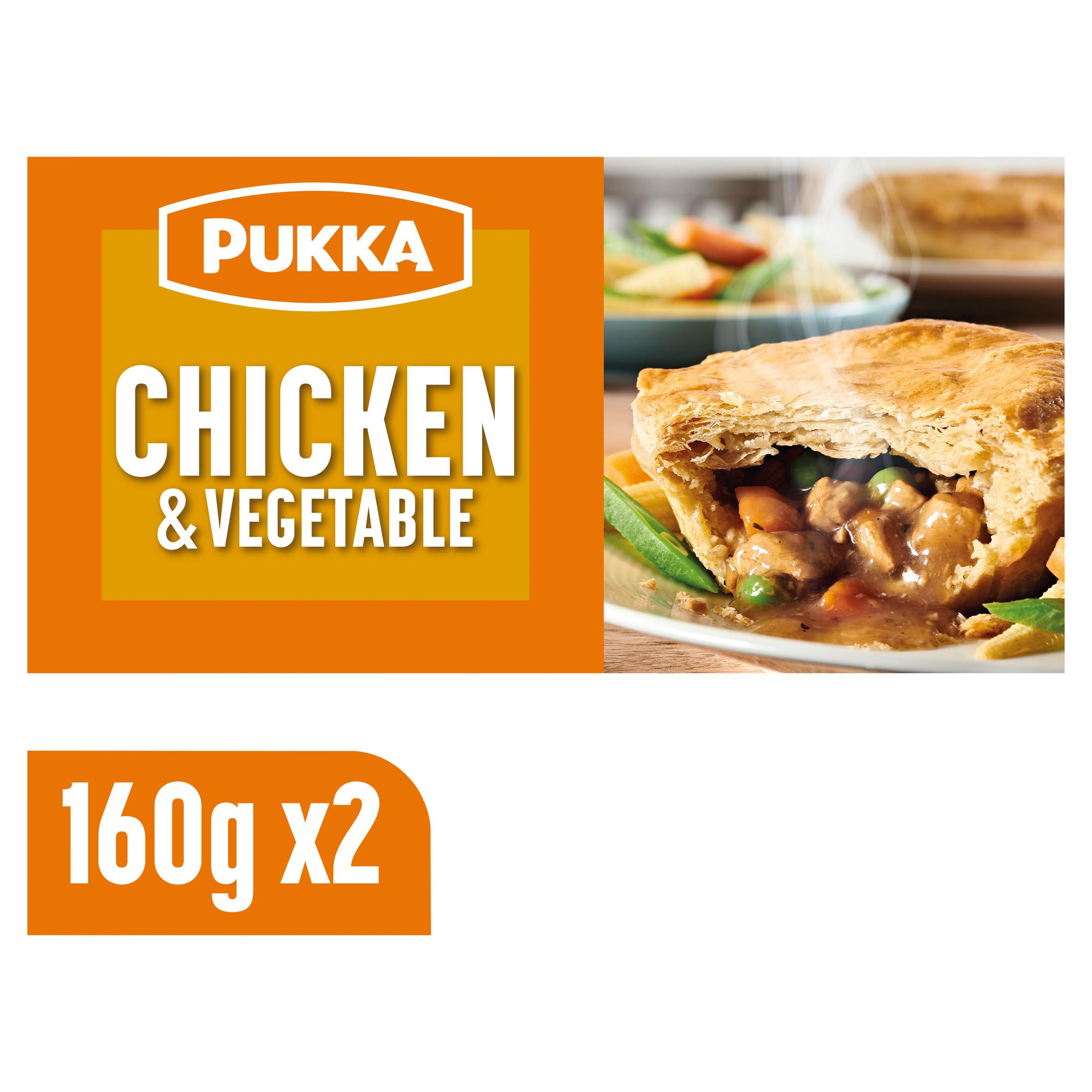 Pukka 2 Chicken & Vegetable Pies