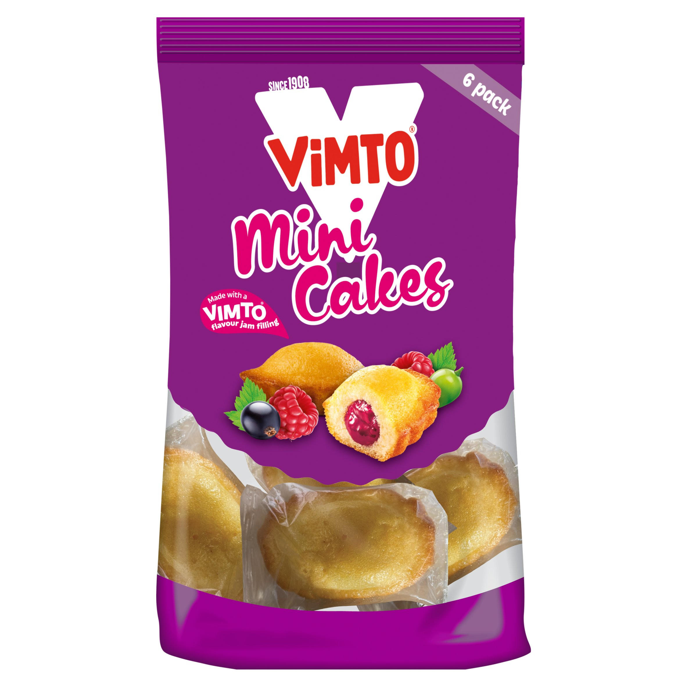 Vimto 6 Mini Cakes 200g