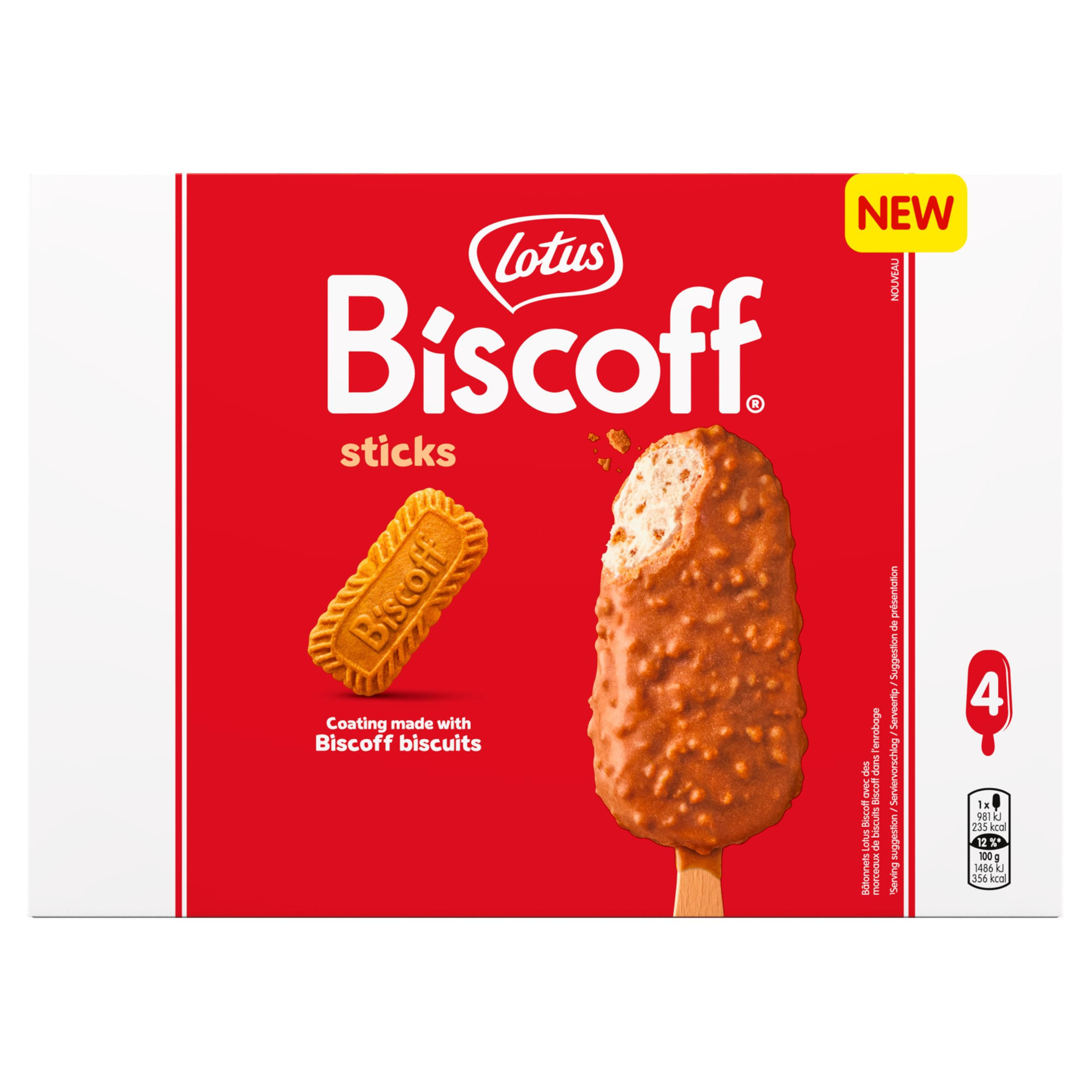 Lotus Biscoff Sticks 4 x 360ml