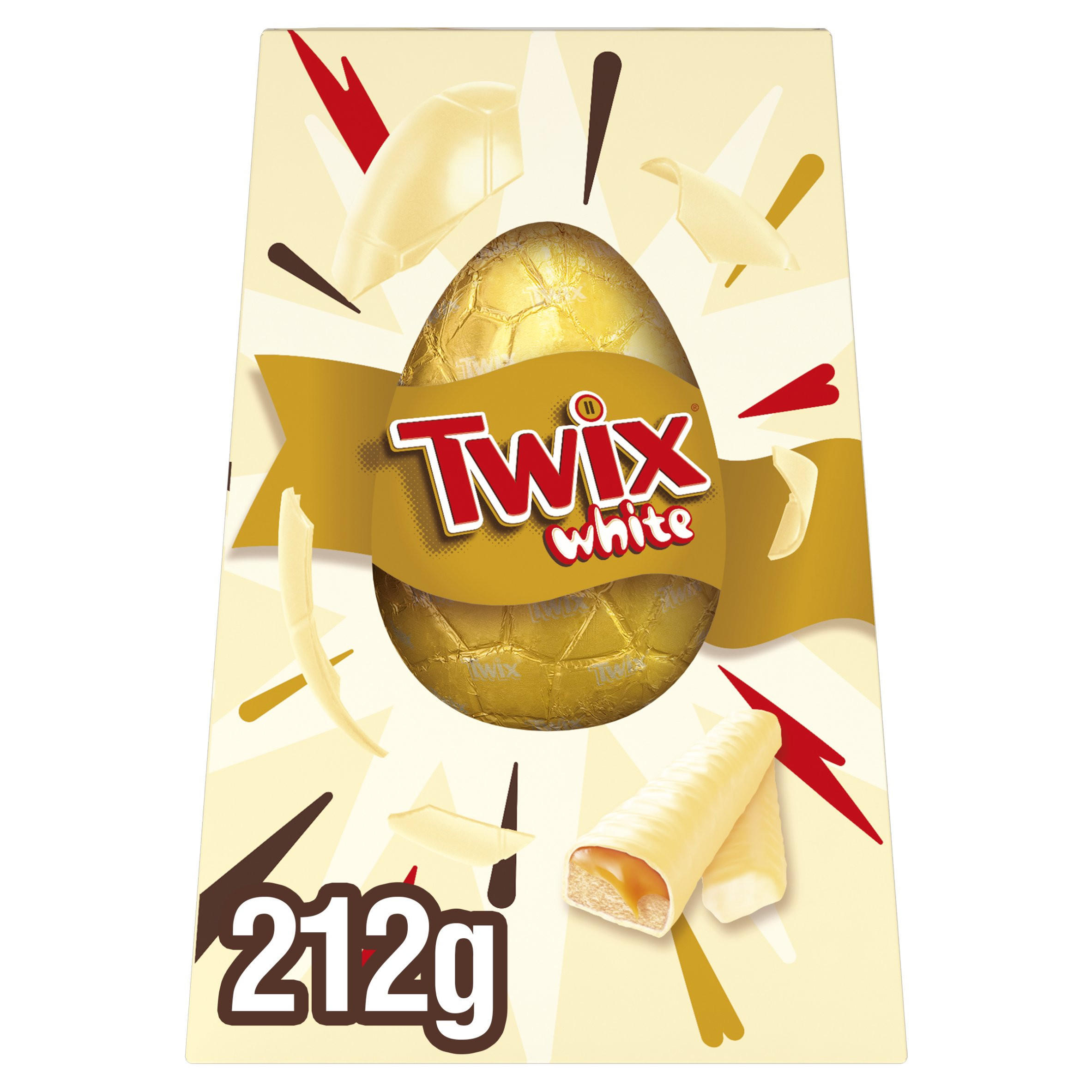 Twix White Chocolate & Caramel Biscuits XL Easter Egg 212g