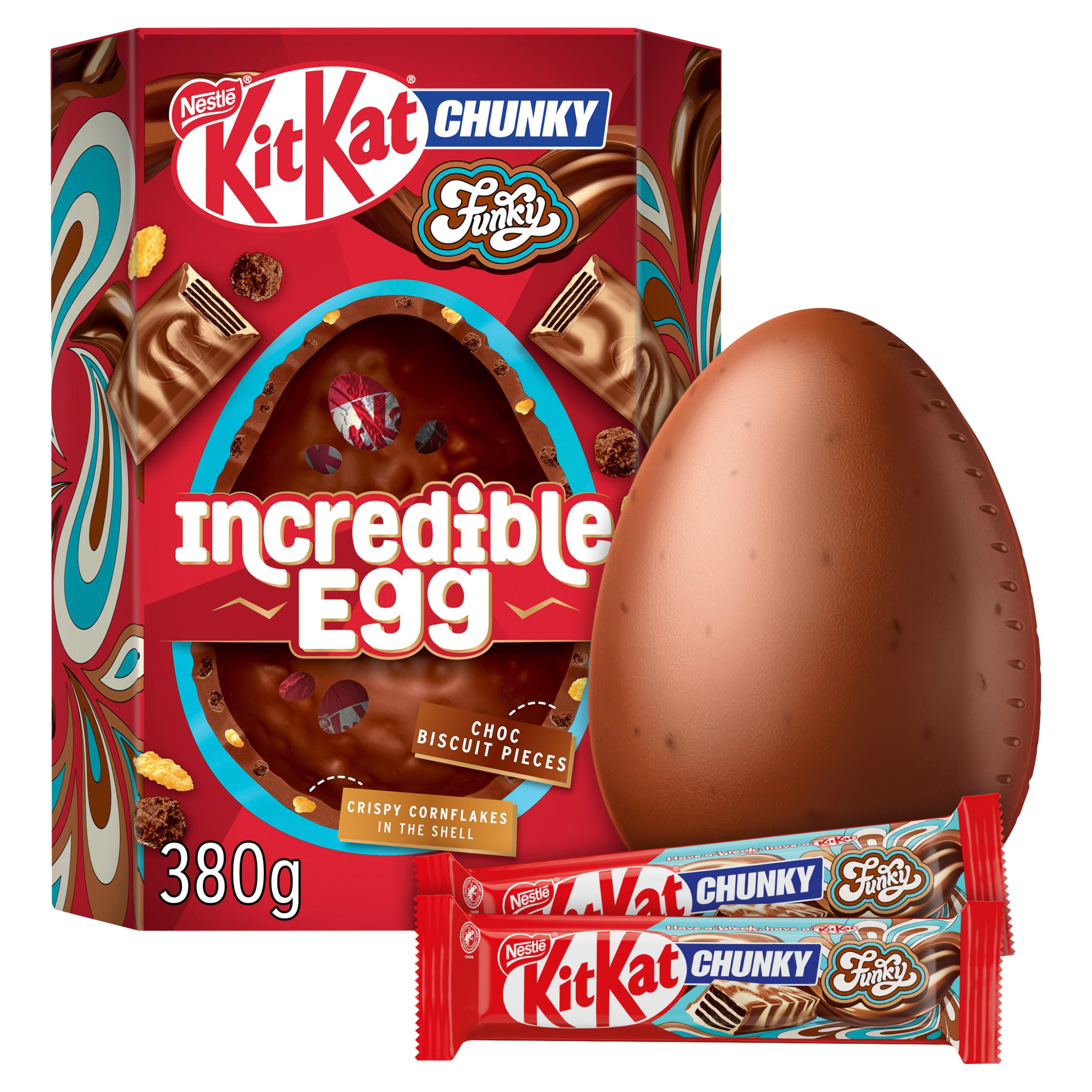 KitKat Chunky Funky Chocolate Incredible Easter Egg 380g