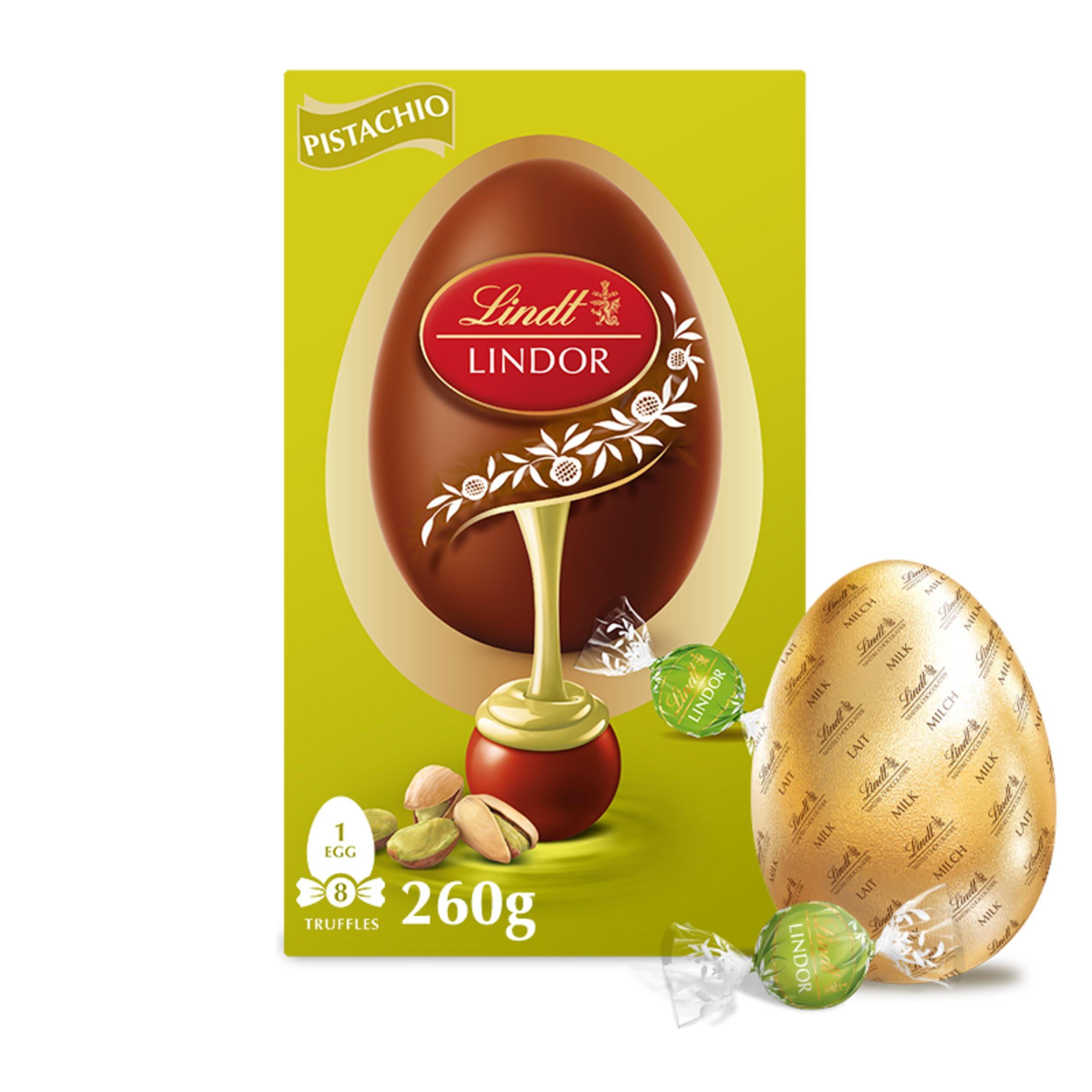 Lindt Lindor Pistachio Chocolate Easter Egg 260g