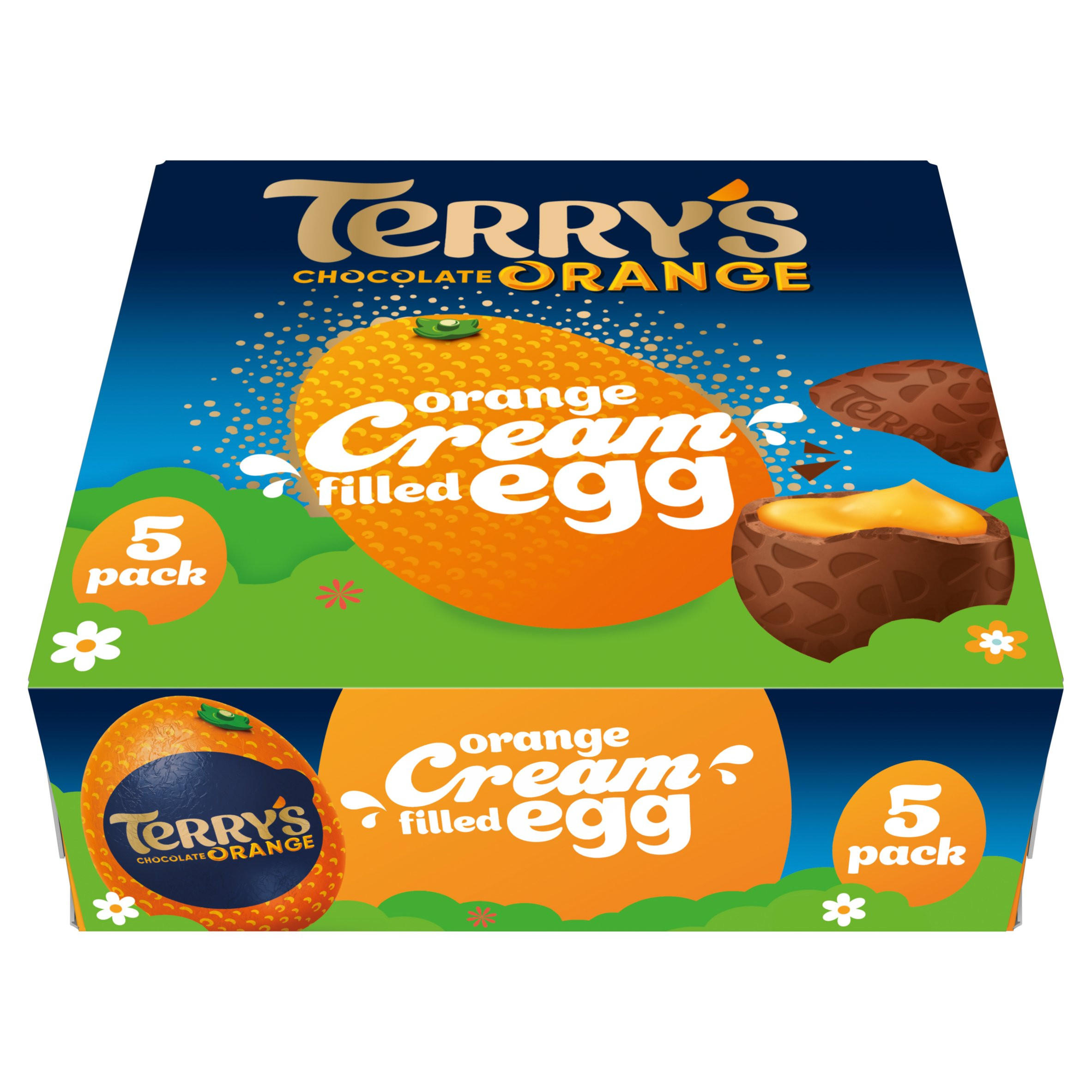 Terry's Chocolate Orange Cream Filled Egg Multipack 5 x 34g