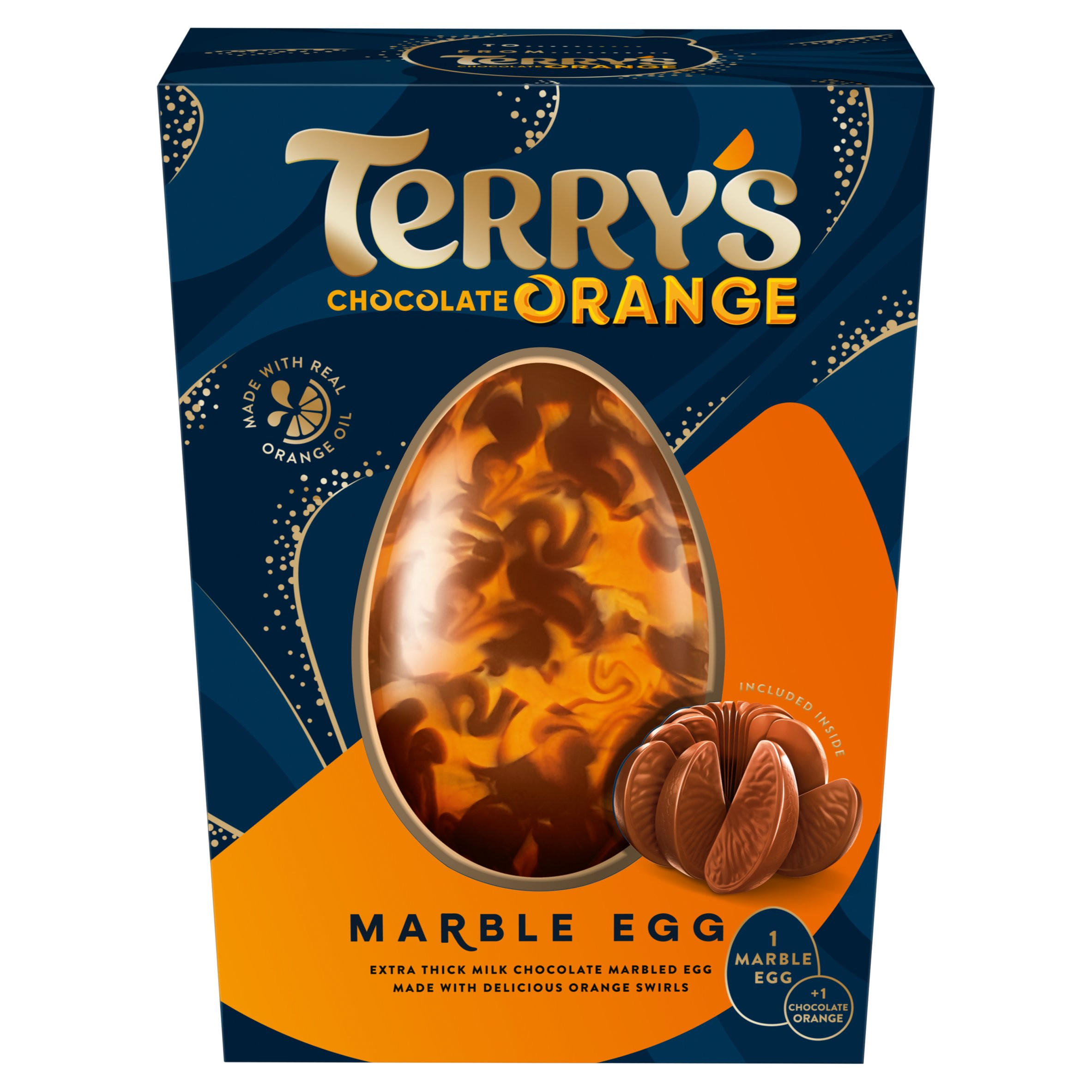 Terry's Chocolate Orange Marble Easter Egg 425g
