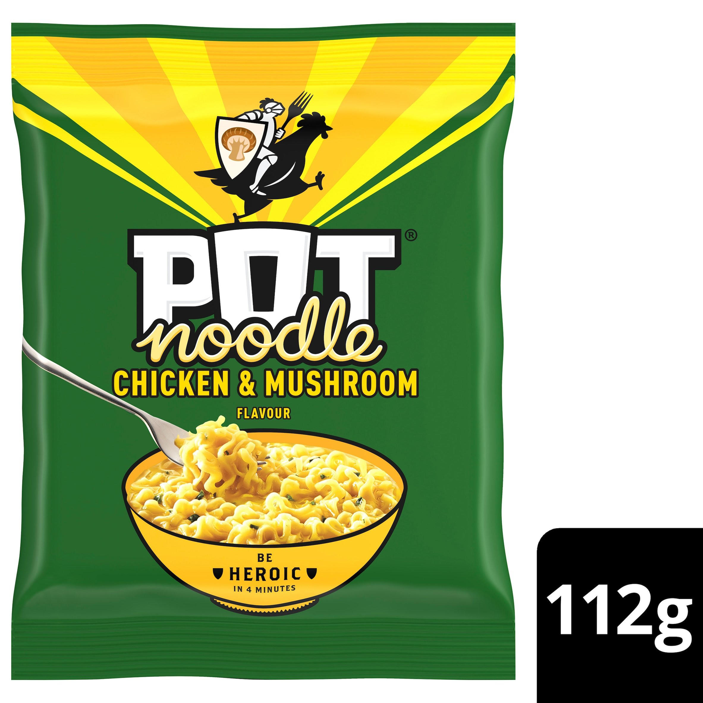 Pot Noodle Chicken & Mushroom Instant Noodles Block 112 g