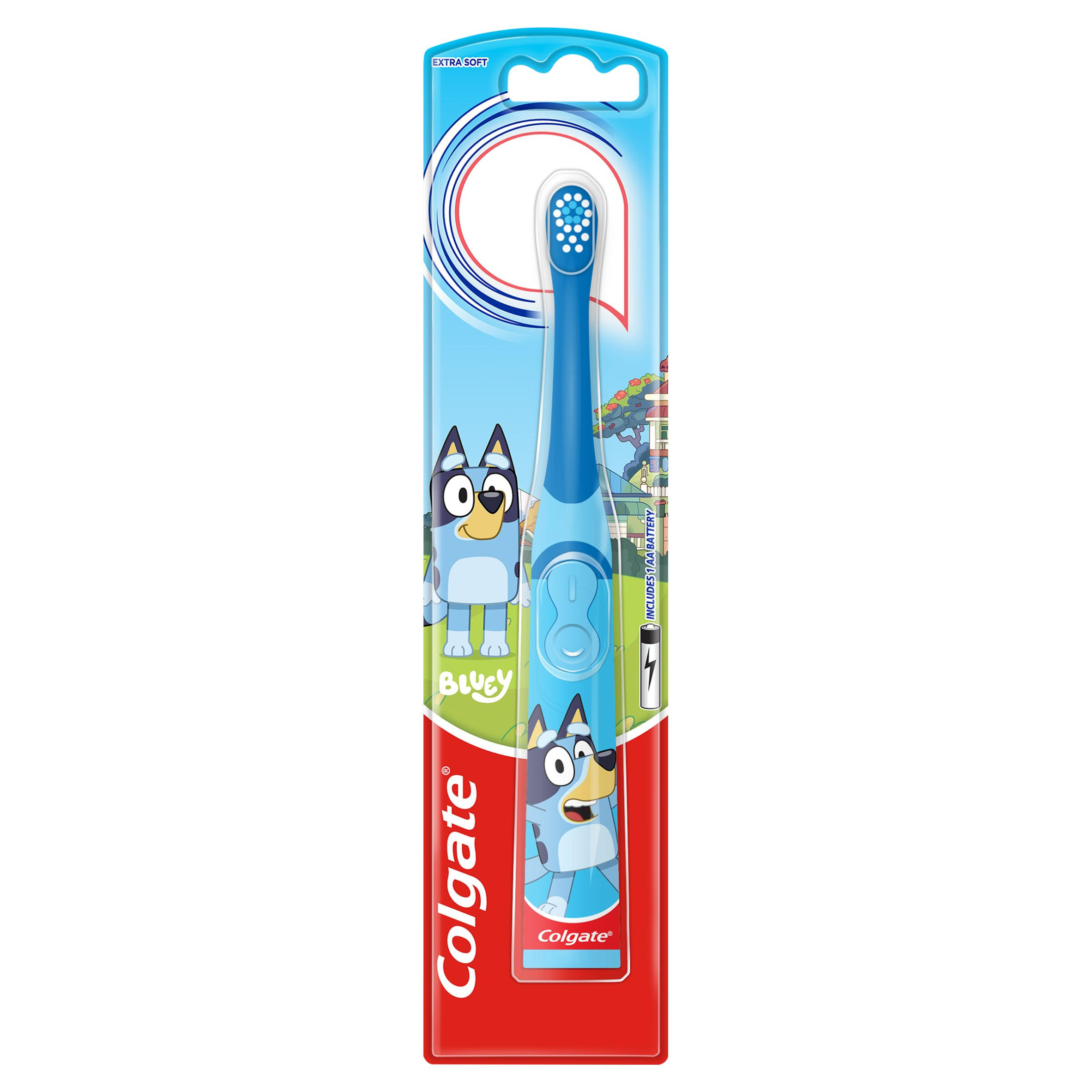 Colgate Kids Bluey Extra Soft Battery Toothbrush
