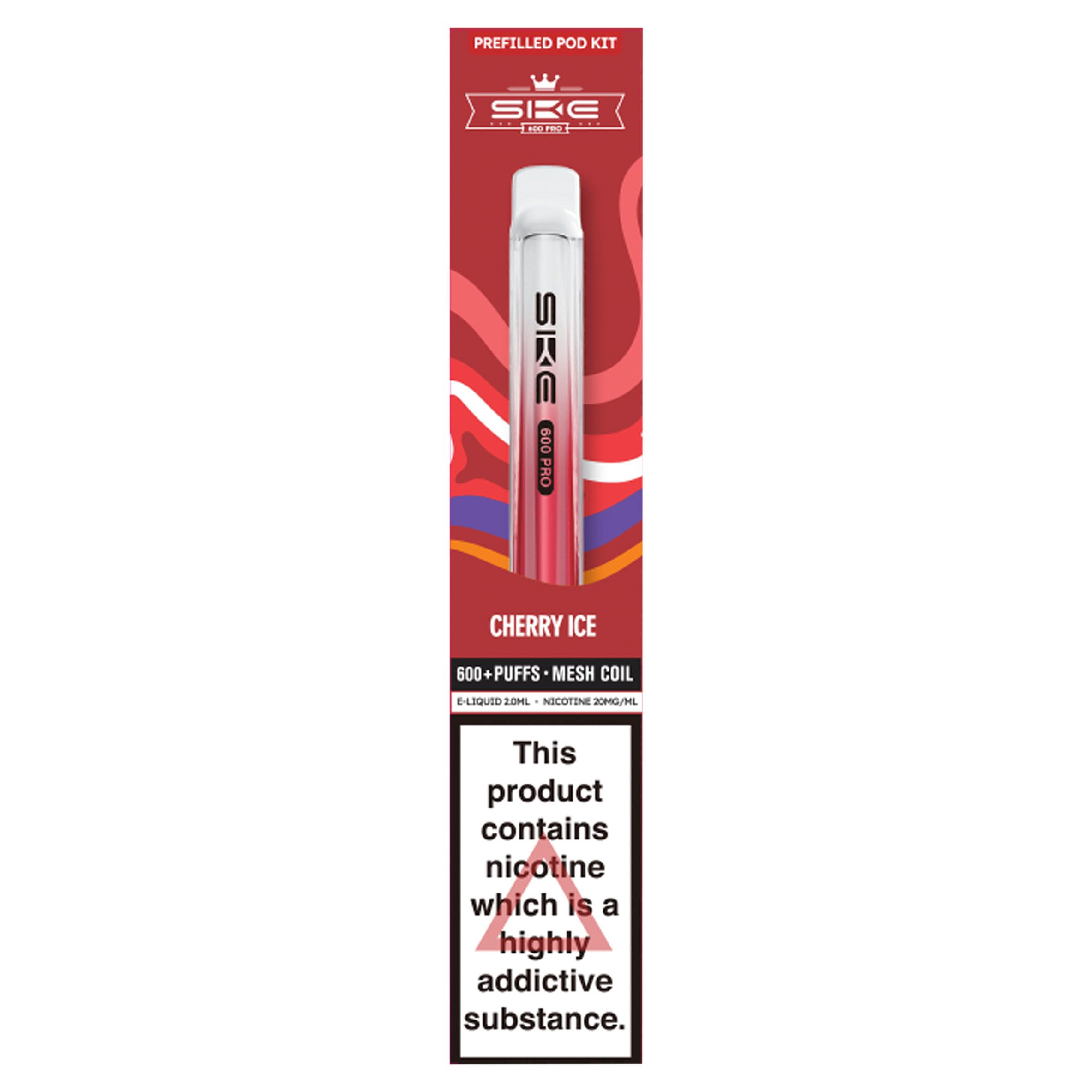 SKE 600 Pro Cherry Ice Prefilled Pod Kit