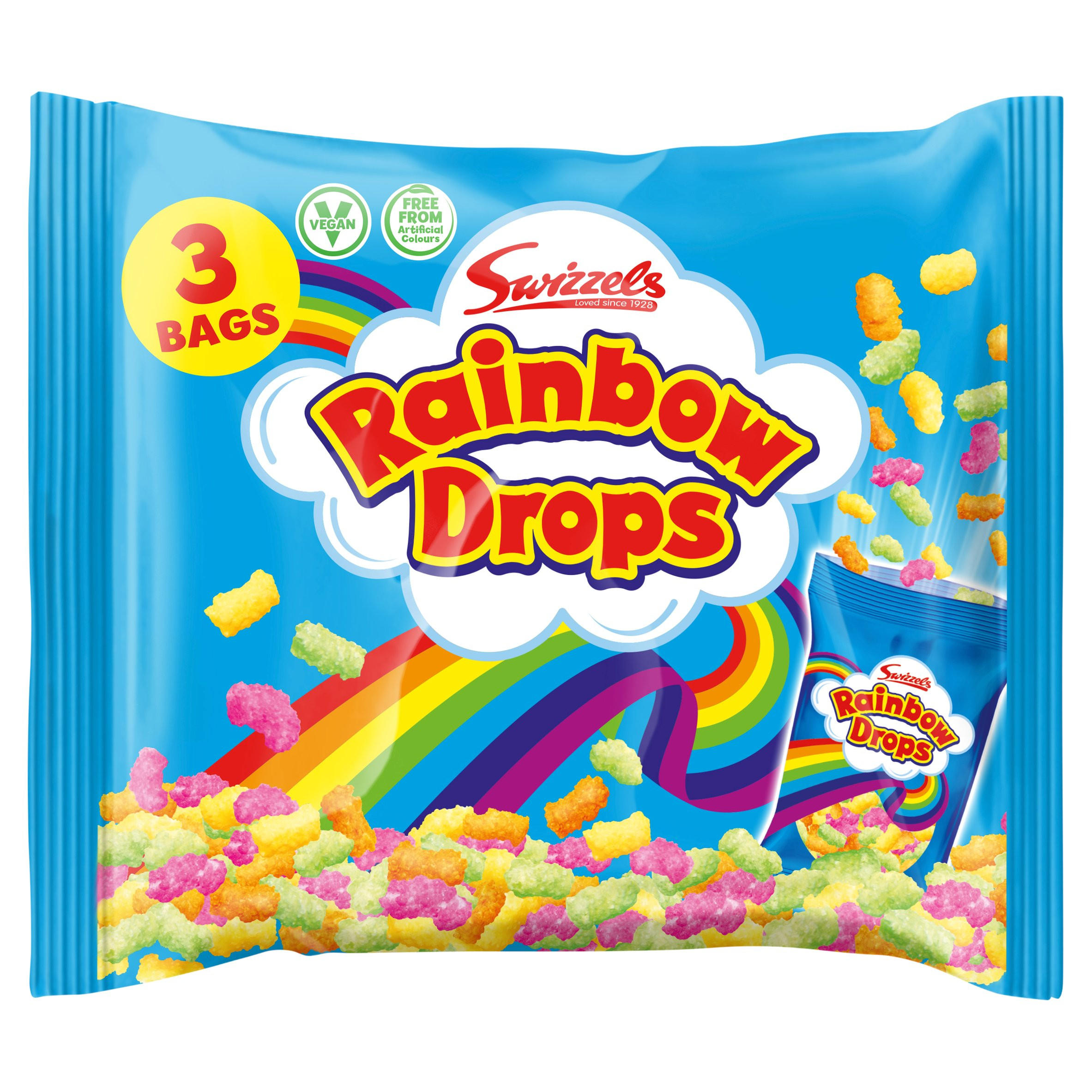 Swizzels Rainbow Drops Multipack 3x32g