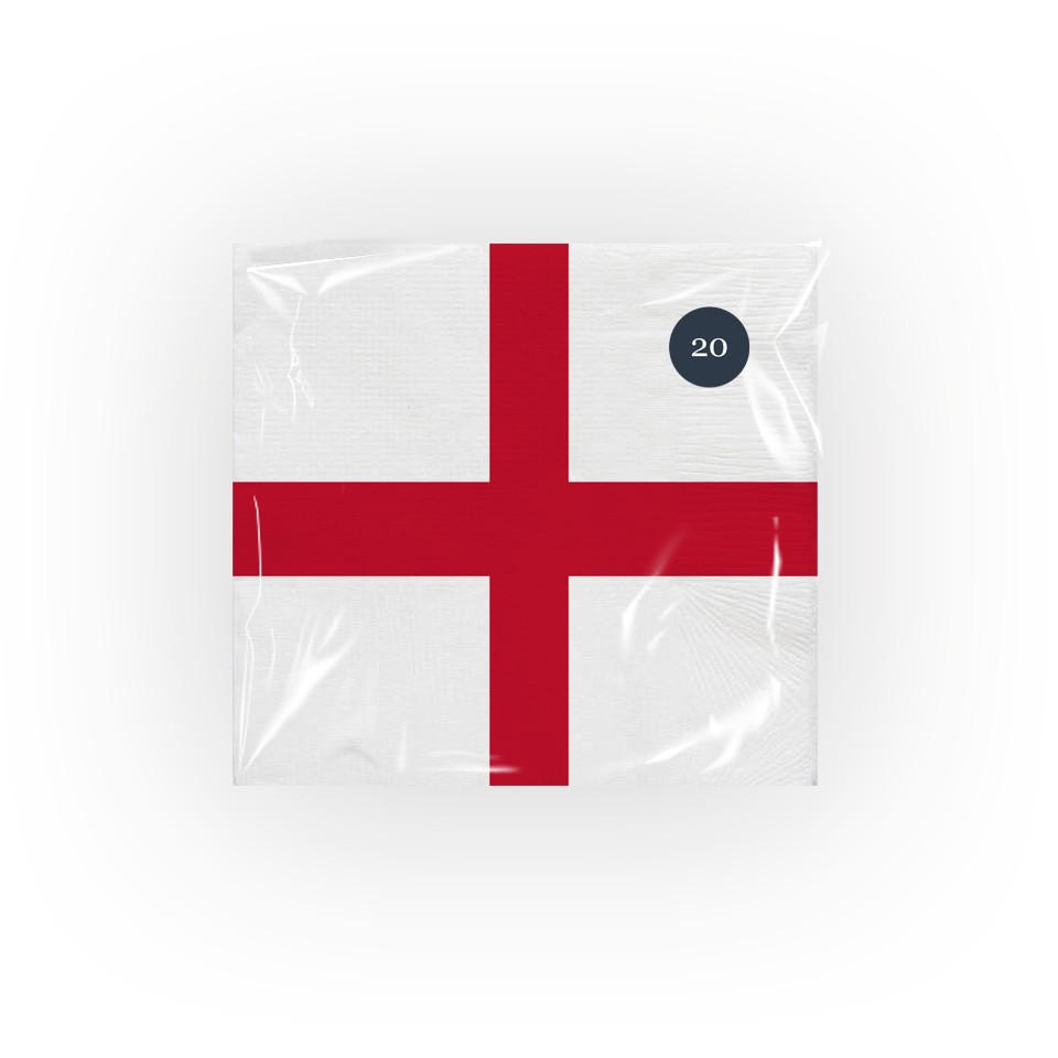 England 20 Pack Paper Napkins