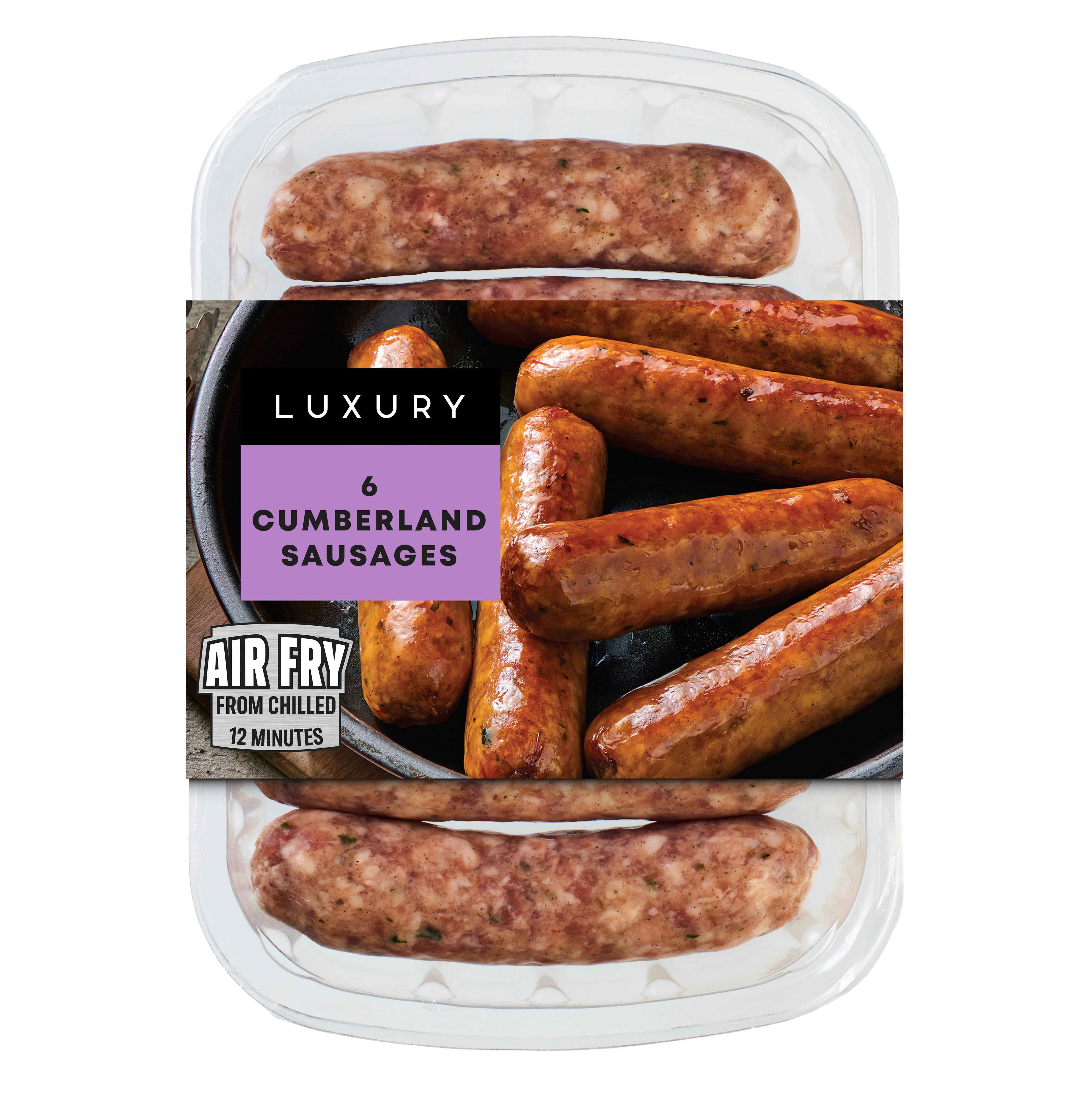 Iceland Luxury 6 Cumberland Sausages 300g